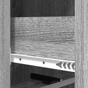 Ντουλάπι με Συρτάρια Γκρι Sonoma 33 x 34,5 x 92 εκ. - Pakobazaar