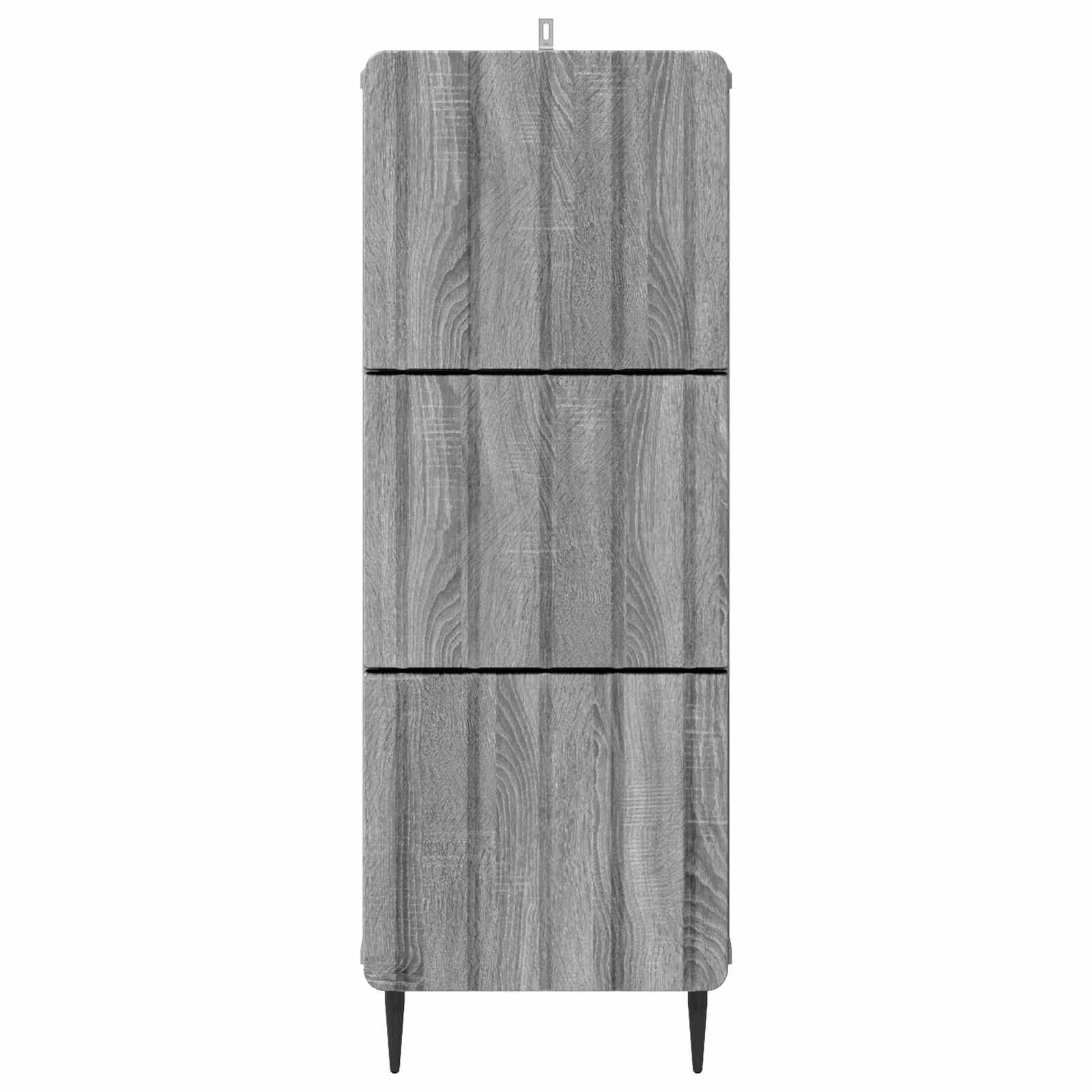 Ντουλάπι με Συρτάρια Γκρι Sonoma 33 x 34,5 x 92 εκ. - Pakobazaar