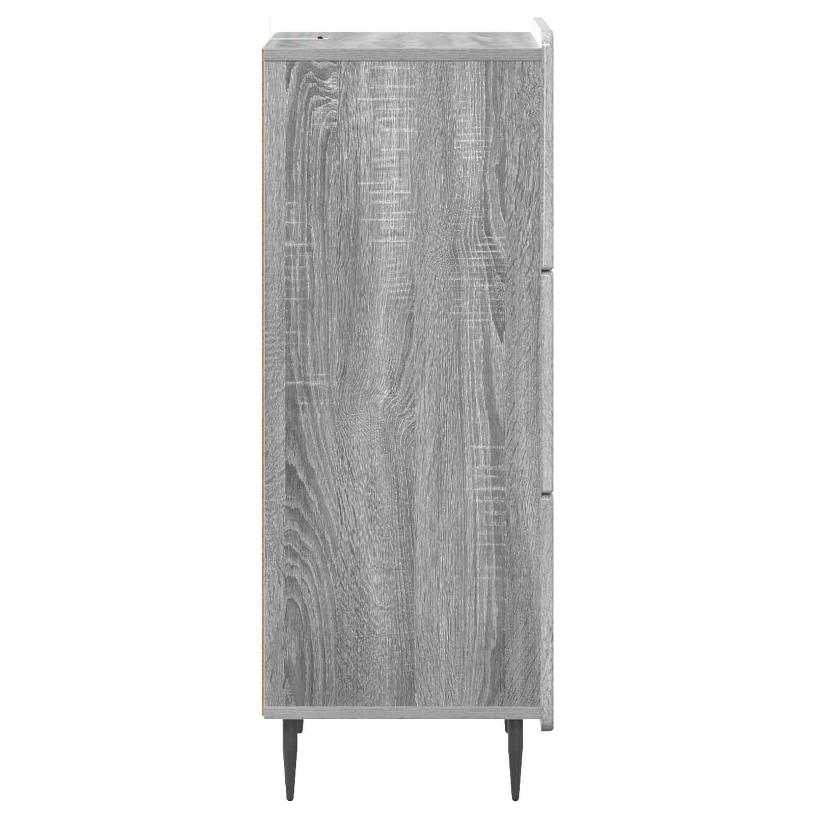 Ντουλάπι με Συρτάρια Γκρι Sonoma 33 x 34,5 x 92 εκ. - Pakobazaar