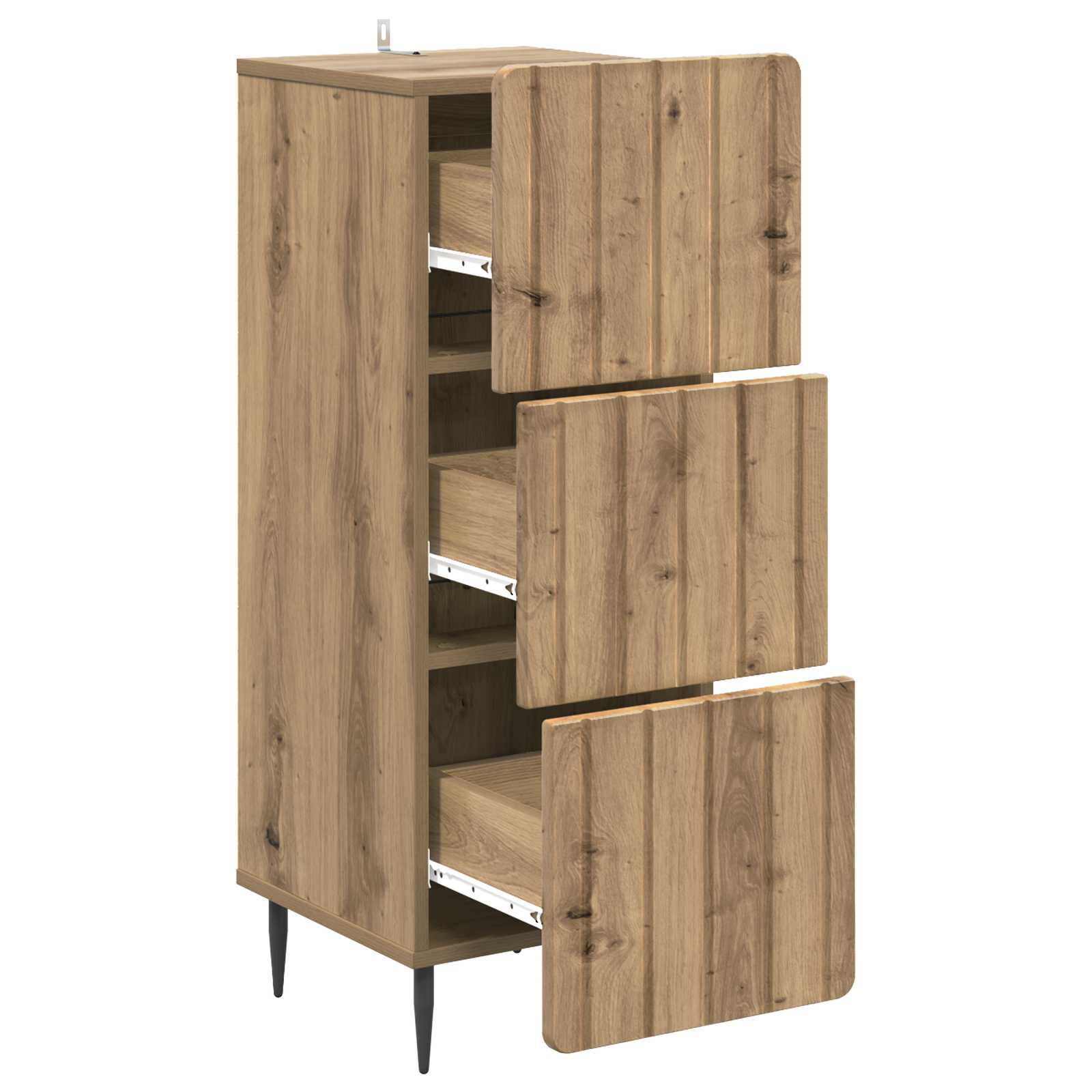 Ντουλάπι με Συρτάρια Artisan Δρυς 33 x 34,5 x 92 εκ. - Pakobazaar