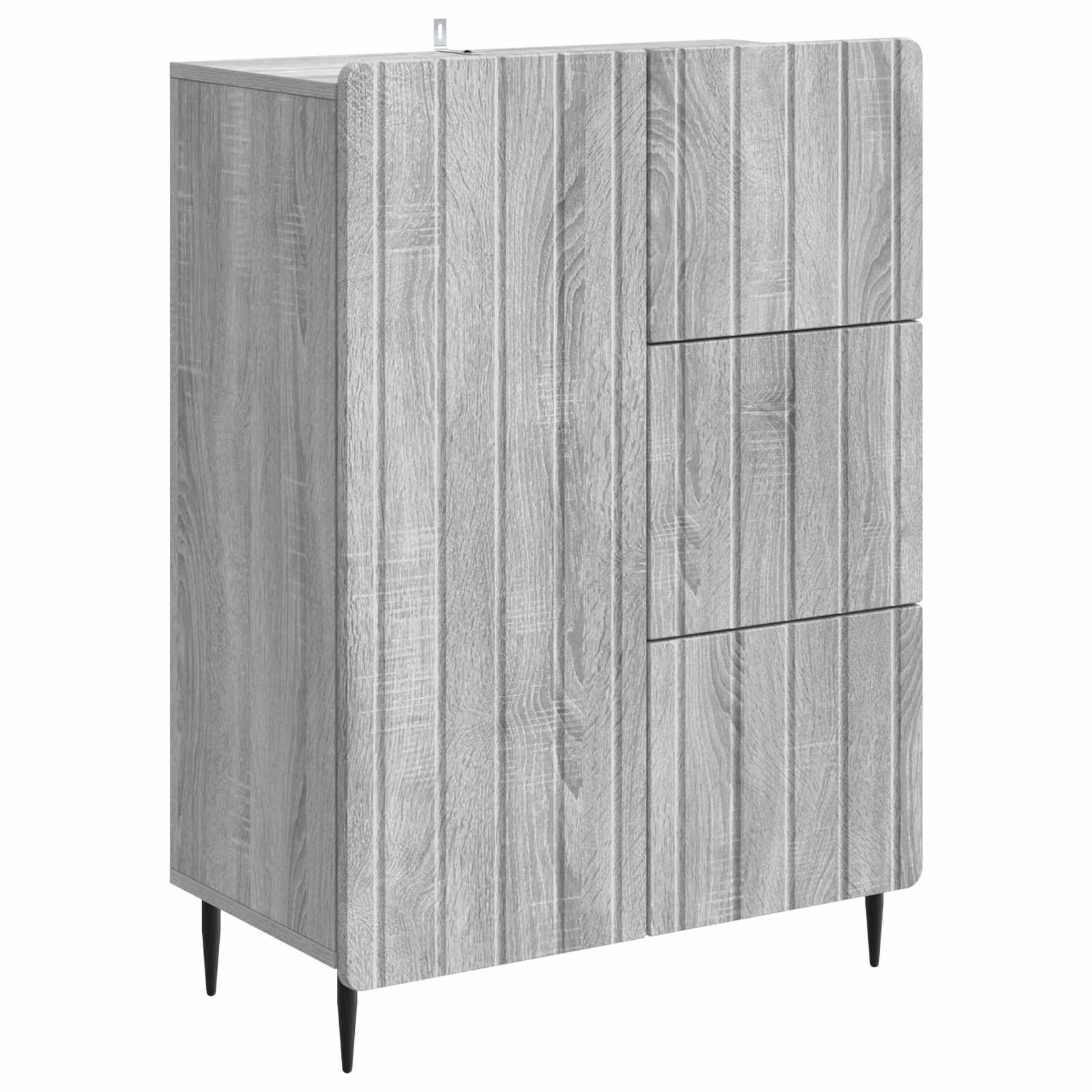 Πλαϊνό γραφείο με συρτάρι Γκρι Sonoma 66 x 34,5 x 91,5 εκ - Pakobazaar