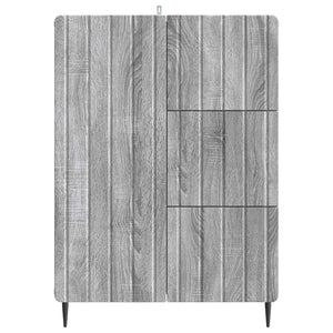 Πλαϊνό γραφείο με συρτάρι Γκρι Sonoma 66 x 34,5 x 91,5 εκ - Pakobazaar