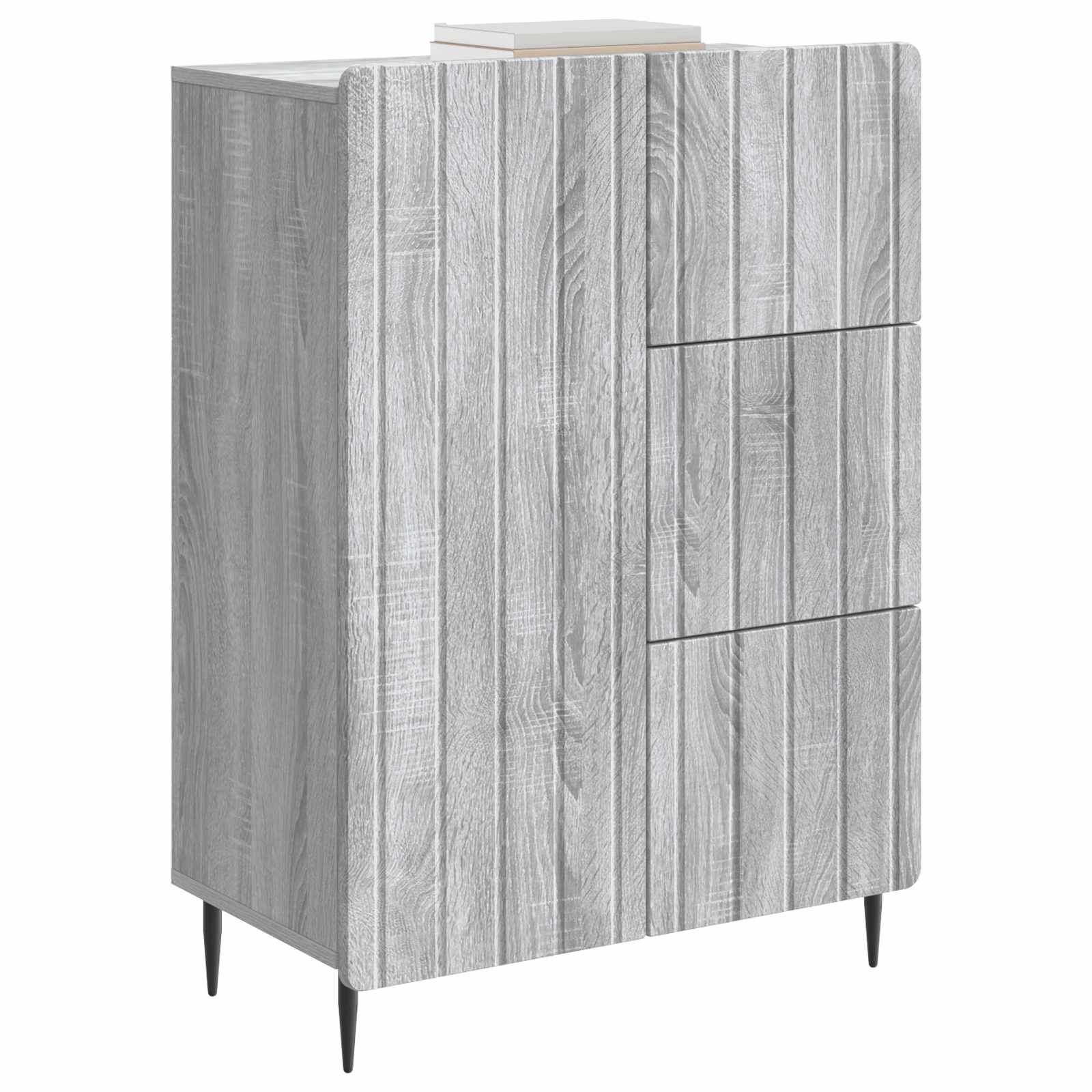 Πλαϊνό γραφείο με συρτάρι Γκρι Sonoma 66 x 34,5 x 91,5 εκ - Pakobazaar