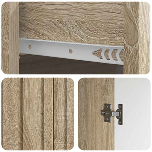 Πλαϊνό γραφείο με συρτάρι Sonoma Δρυς 66 x 34,5 x 92 εκ. - Pakobazaar