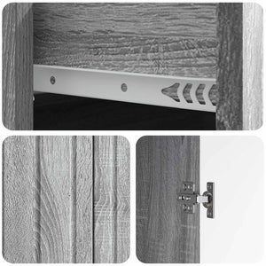 Πλαϊνό γραφείο με συρτάρι Γκρι Sonoma 66 x 34,5 x 92 εκ. - Pakobazaar