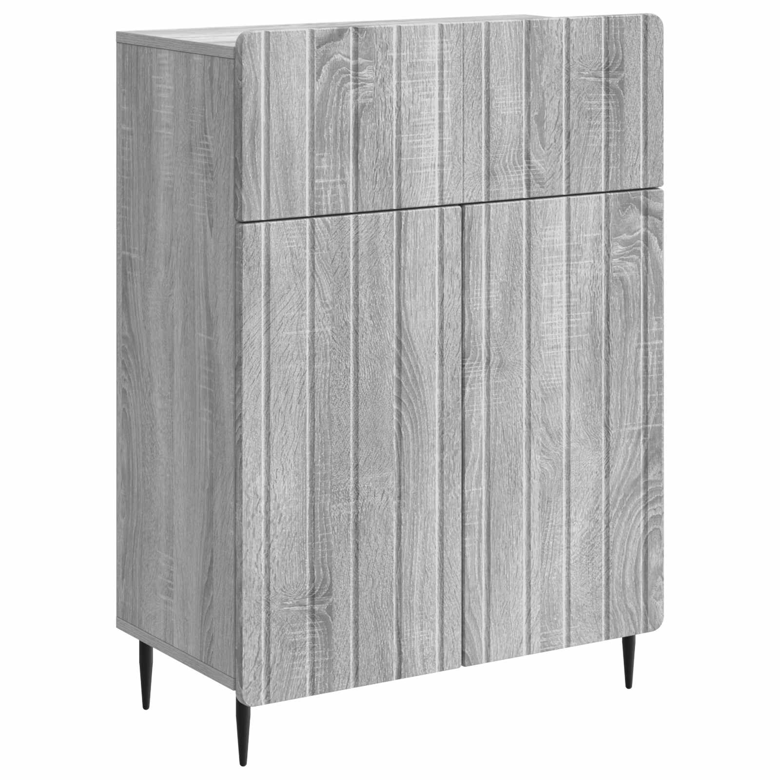 Πλαϊνό γραφείο με συρτάρι Γκρι Sonoma 66 x 34,5 x 92 εκ. - Pakobazaar
