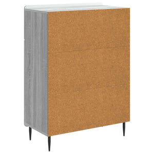 Πλαϊνό γραφείο με συρτάρι Γκρι Sonoma 66 x 34,5 x 92 εκ. - Pakobazaar