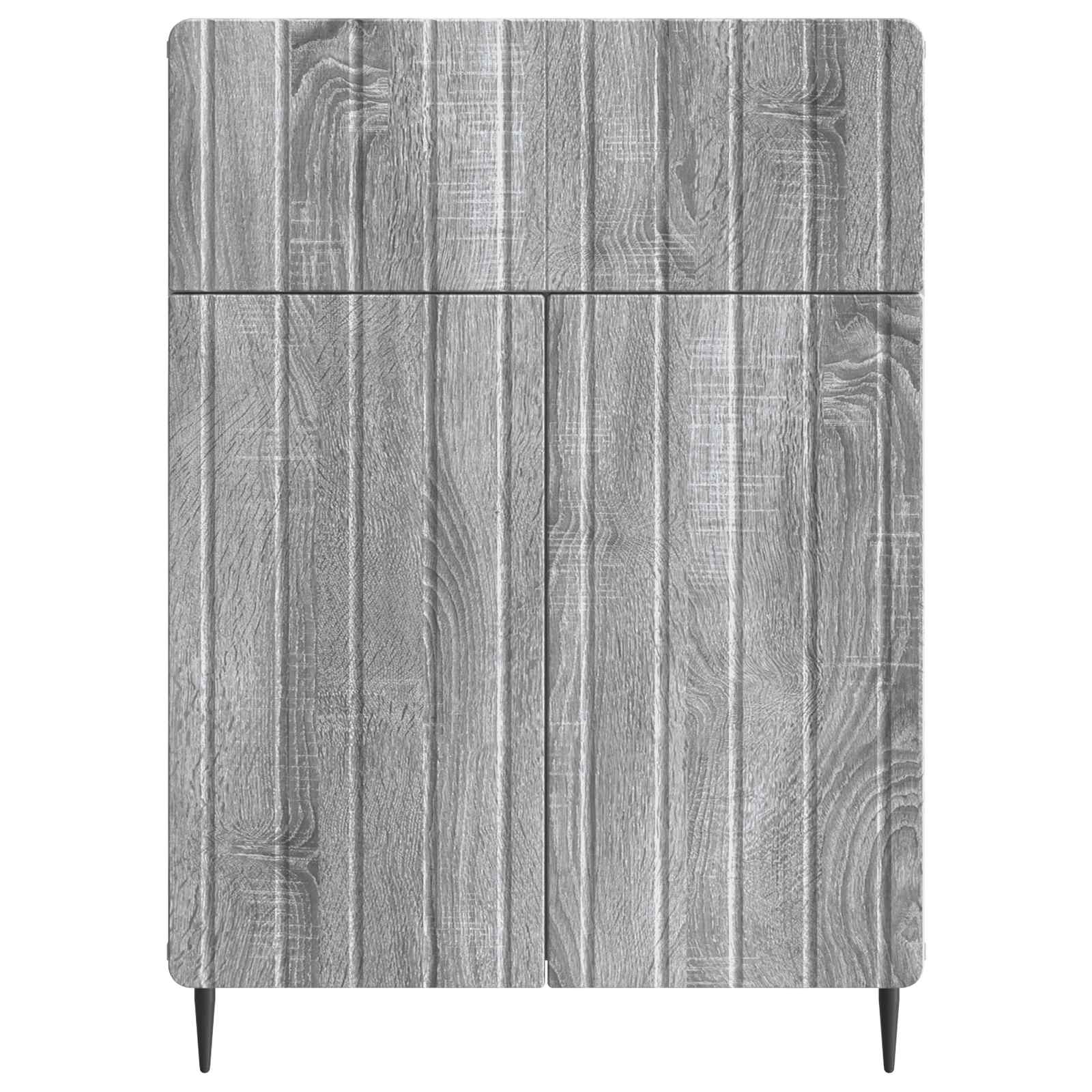 Πλαϊνό γραφείο με συρτάρι Γκρι Sonoma 66 x 34,5 x 92 εκ. - Pakobazaar