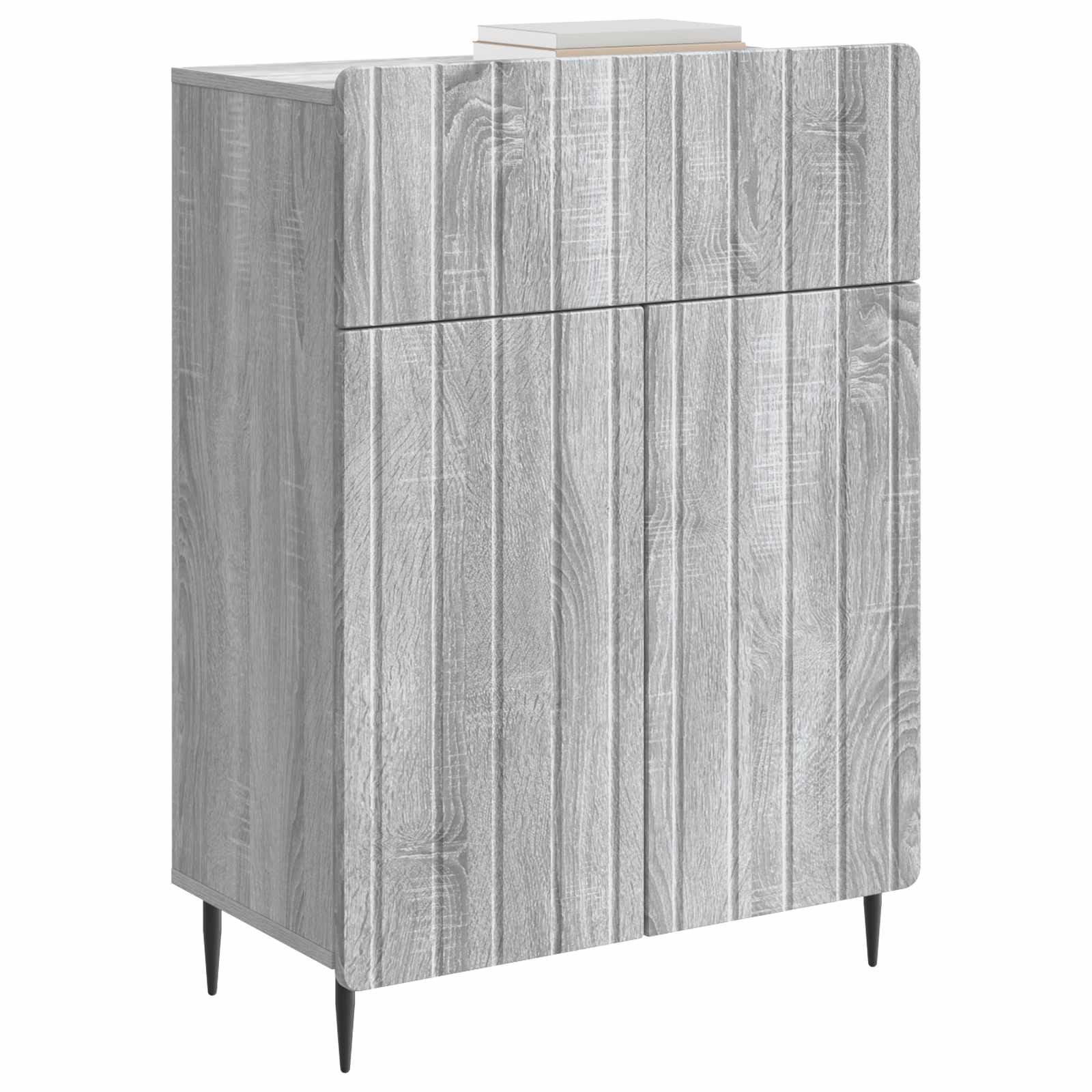 Πλαϊνό γραφείο με συρτάρι Γκρι Sonoma 66 x 34,5 x 92 εκ. - Pakobazaar