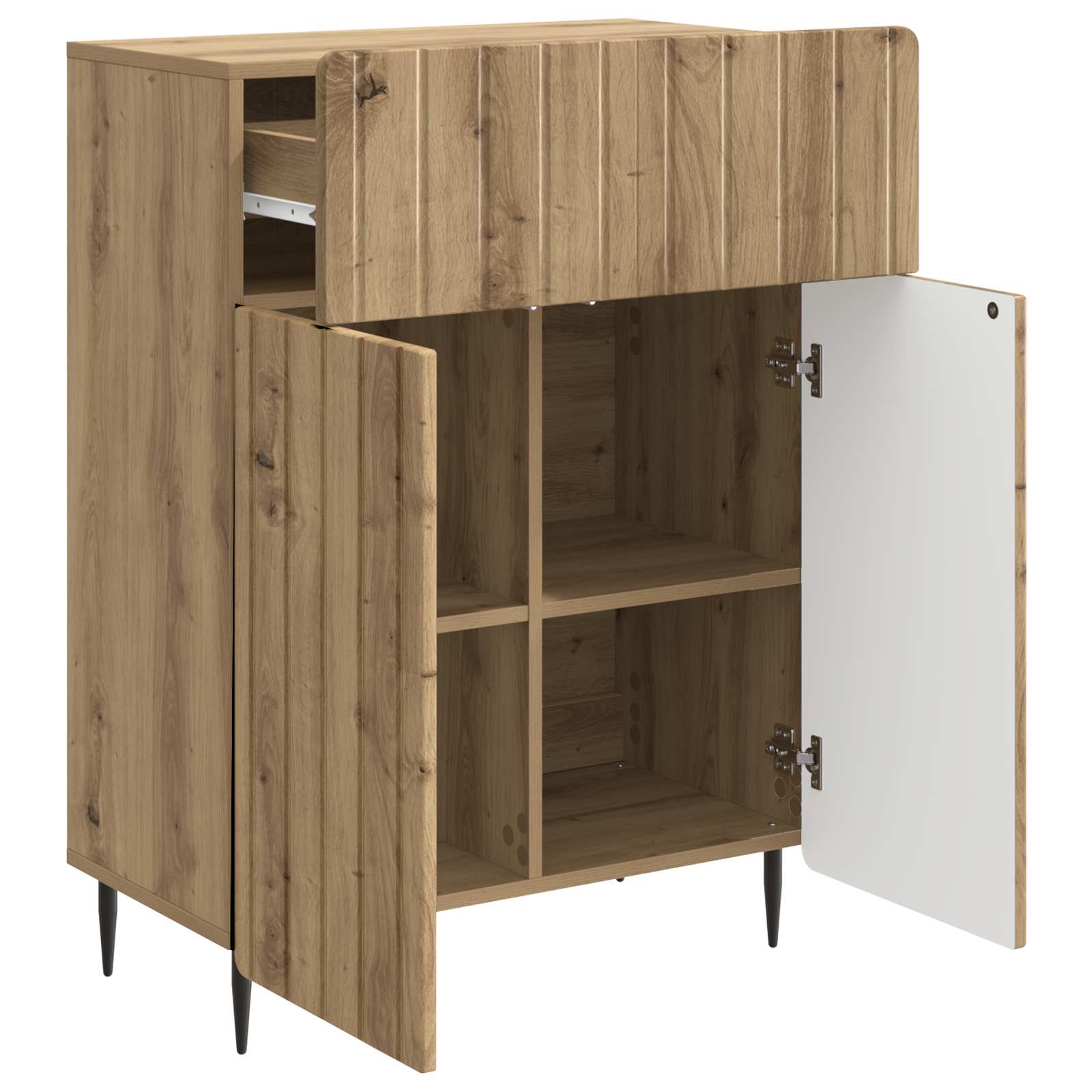 Πλαϊνό γραφείο με συρτάρι Artisan Δρυς 66 x 34,5 x 92 εκ. - Pakobazaar