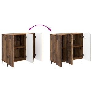 Πλαϊνό γραφείο Παλαιωμένο ξύλο 89 x 34,5 x 82 εκ. - Pakobazaar