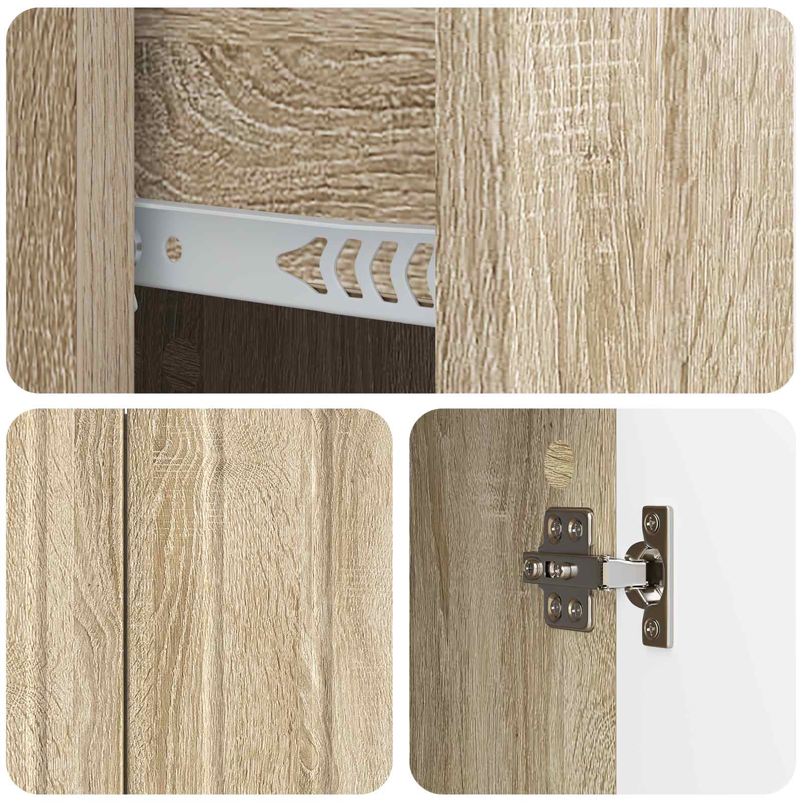Πλαϊνό γραφείο με συρτάρι Sonoma Δρυς 89 x 34,5 x 62 εκ. - Pakobazaar