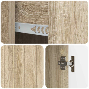 Πλαϊνό γραφείο με συρτάρι Sonoma Δρυς 89 x 34,5 x 62 εκ. - Pakobazaar