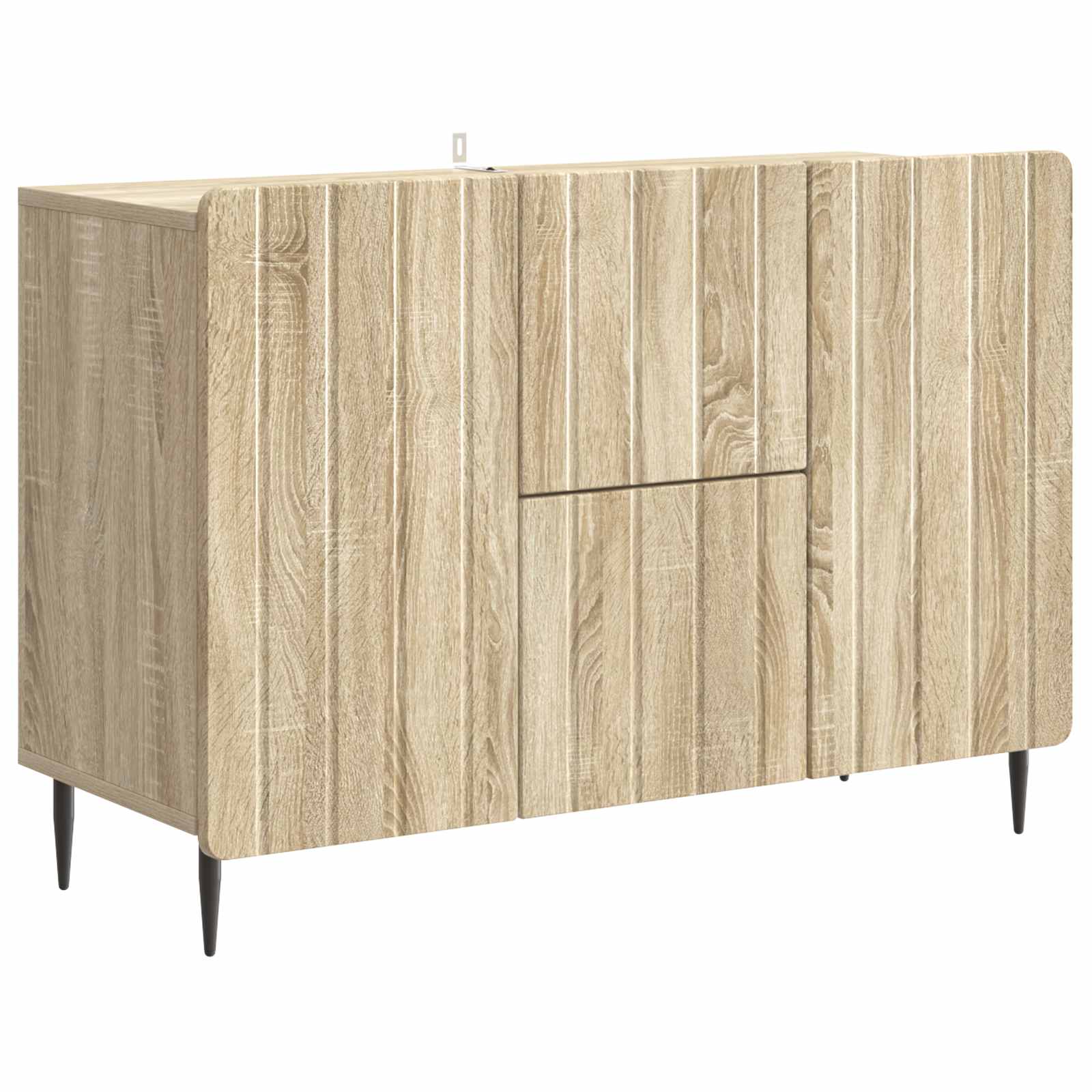 Πλαϊνό γραφείο με συρτάρι Sonoma Δρυς 89 x 34,5 x 62 εκ. - Pakobazaar