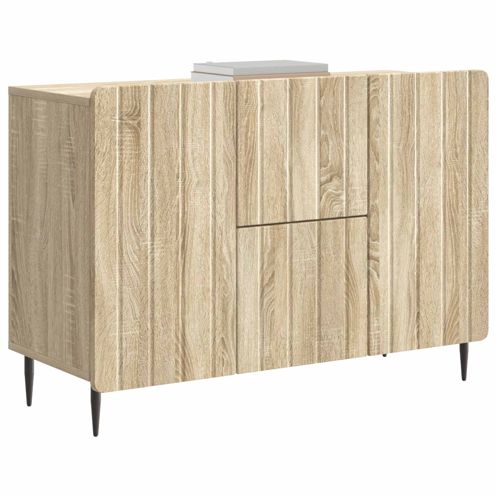 Πλαϊνό γραφείο με συρτάρι Sonoma Δρυς 89 x 34,5 x 62 εκ. - Pakobazaar