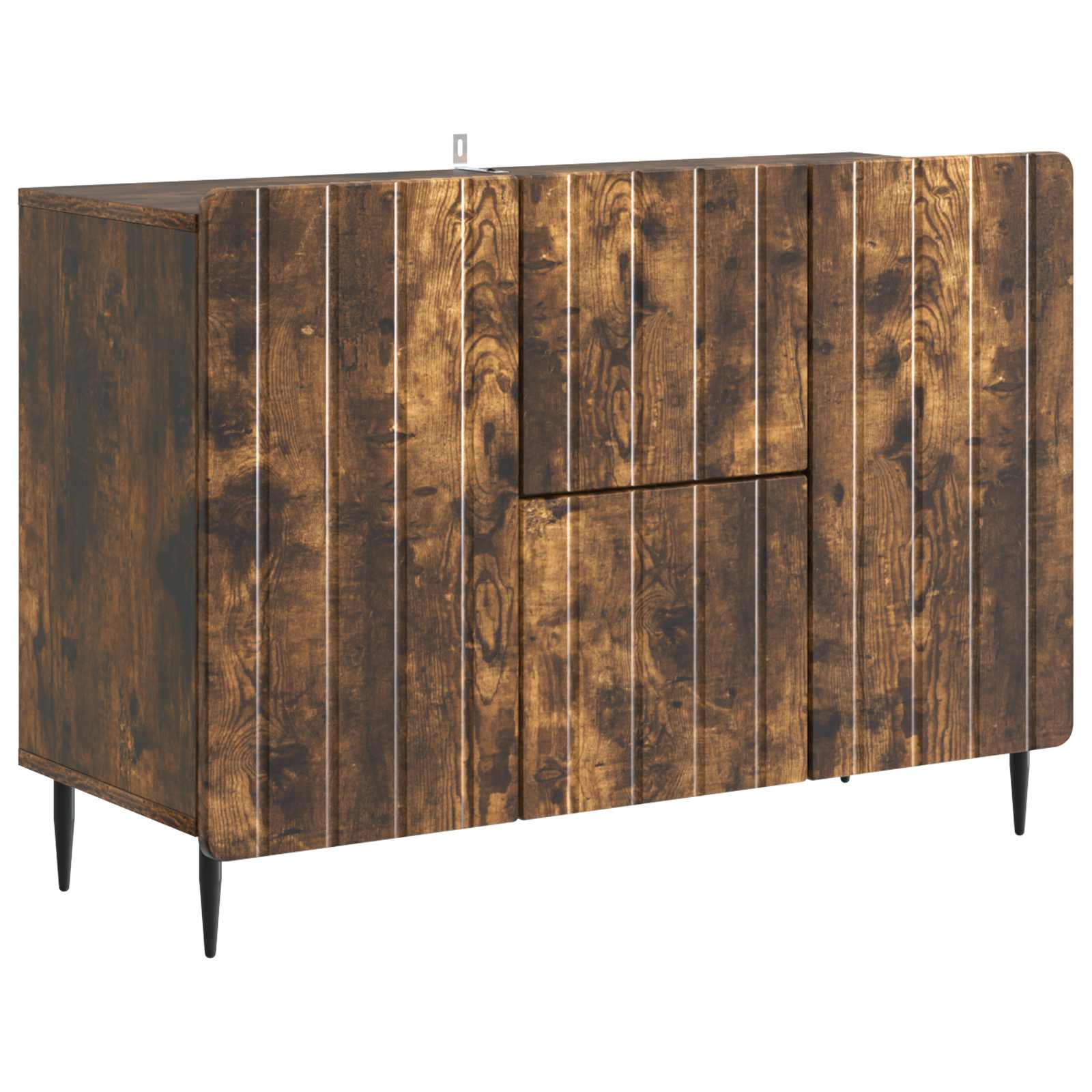 Πλαϊνό γραφείο Καπνισμένο Ξύλο Δρυός 89 x 34,5 x 62 εκ. - Pakobazaar