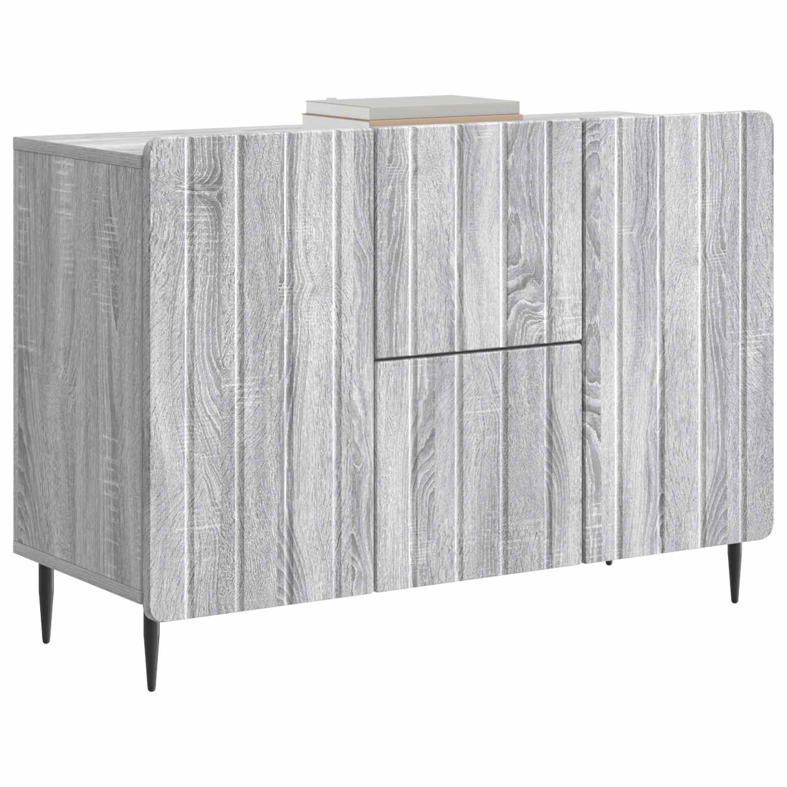 Πλαϊνό γραφείο με συρτάρι Γκρι Sonoma 89 x 34,5 x 62 εκ. - Pakobazaar