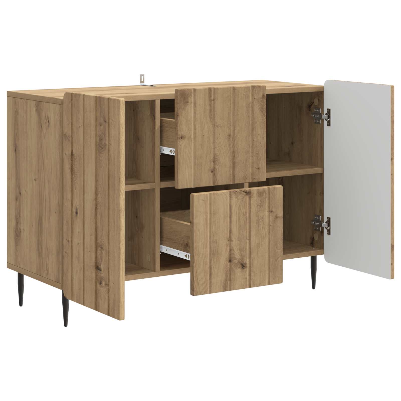 Πλαϊνό γραφείο με συρτάρι Artisan Δρυς 89 x 34,5 x 62 εκ. - Pakobazaar