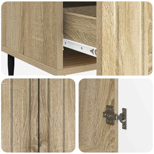 Πλαϊνό γραφείο με συρτάρι Sonoma Δρυς 66 x 34,5 x 97 εκ. - Pakobazaar
