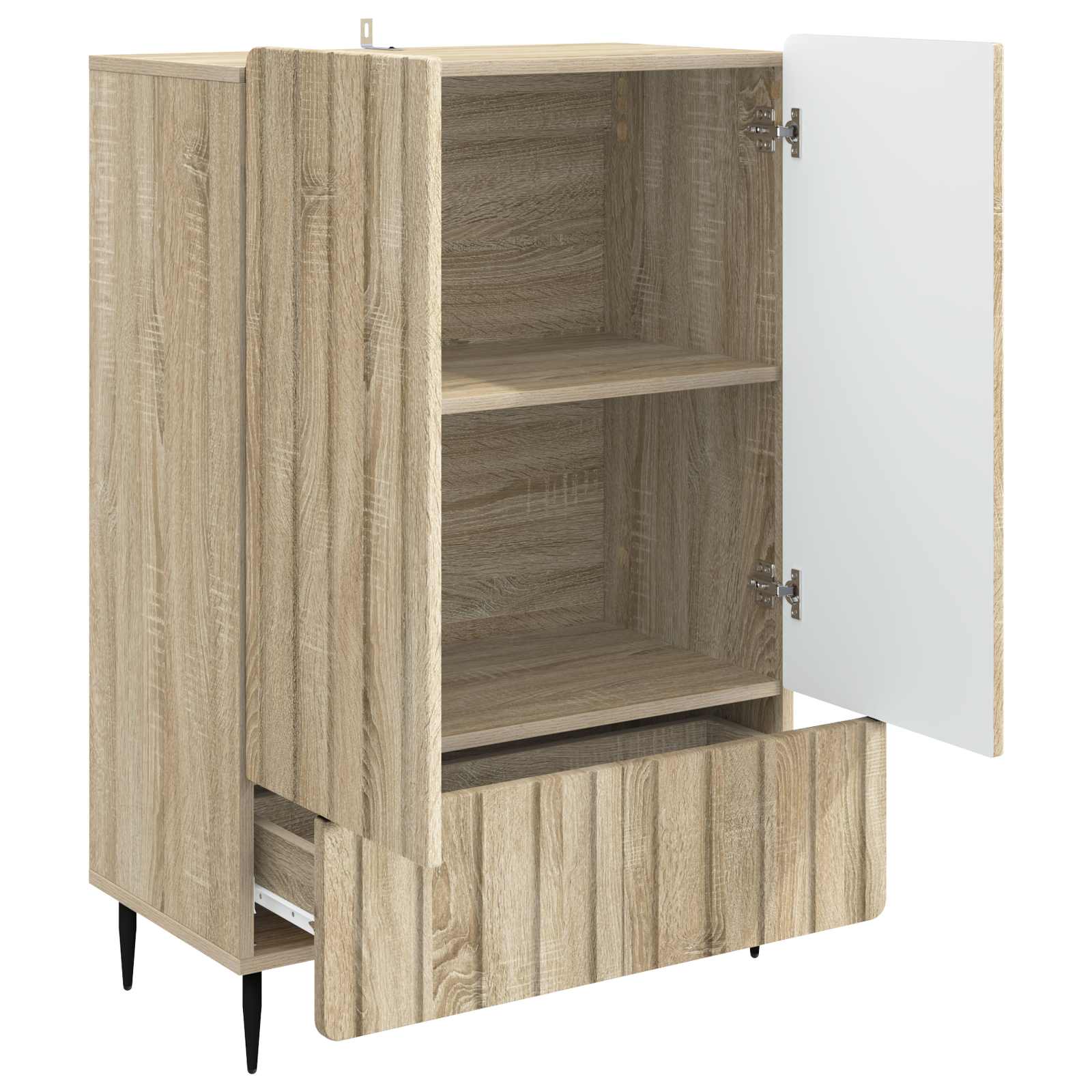 Πλαϊνό γραφείο με συρτάρι Sonoma Δρυς 66 x 34,5 x 97 εκ. - Pakobazaar