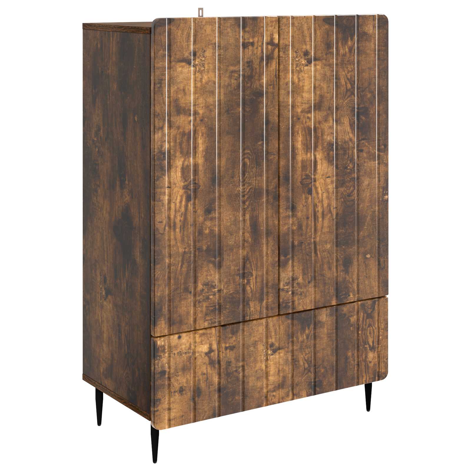 Πλαϊνό γραφείο Καπνισμένο Ξύλο Δρυός 66 x 34,5 x 97 εκ. - Pakobazaar