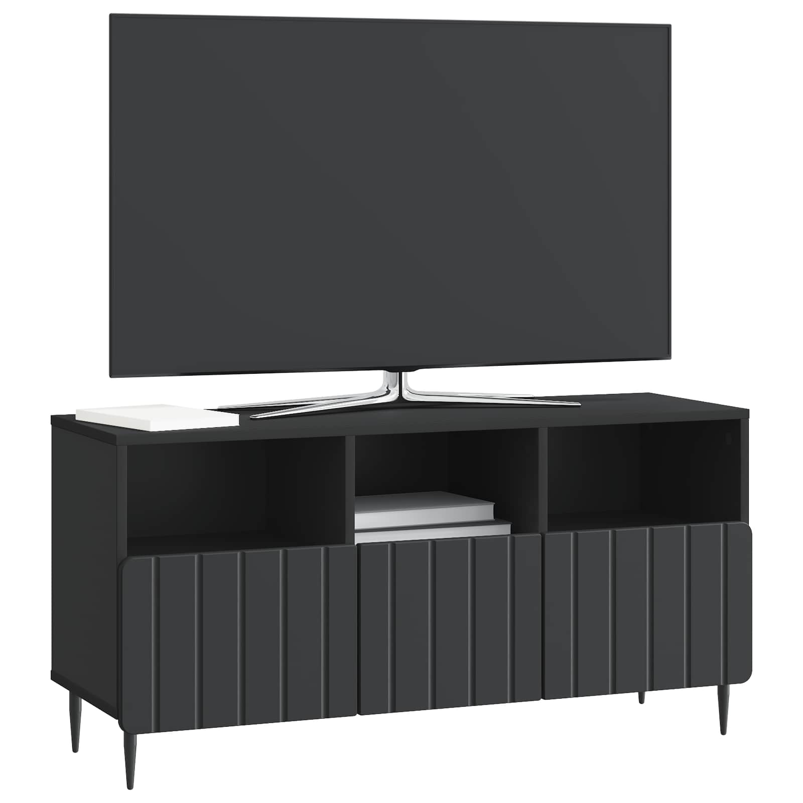 Ντουλάπι TV Μαύρο 102 x 34,5 x 50 εκ. Επεξεργασμένο Ξύλο - Pakobazaar