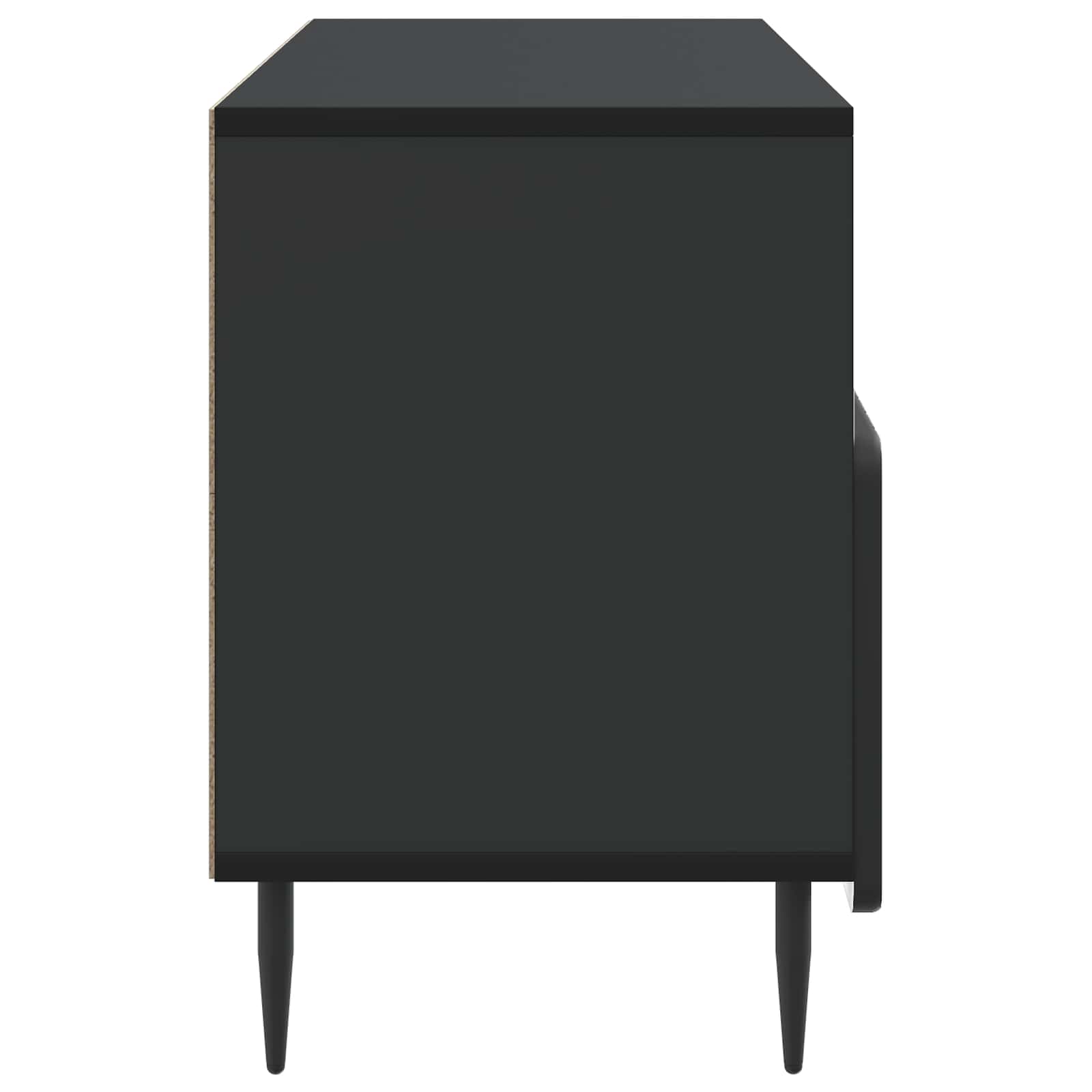 Ντουλάπι TV Μαύρο 102 x 34,5 x 50 εκ. Επεξεργασμένο Ξύλο - Pakobazaar