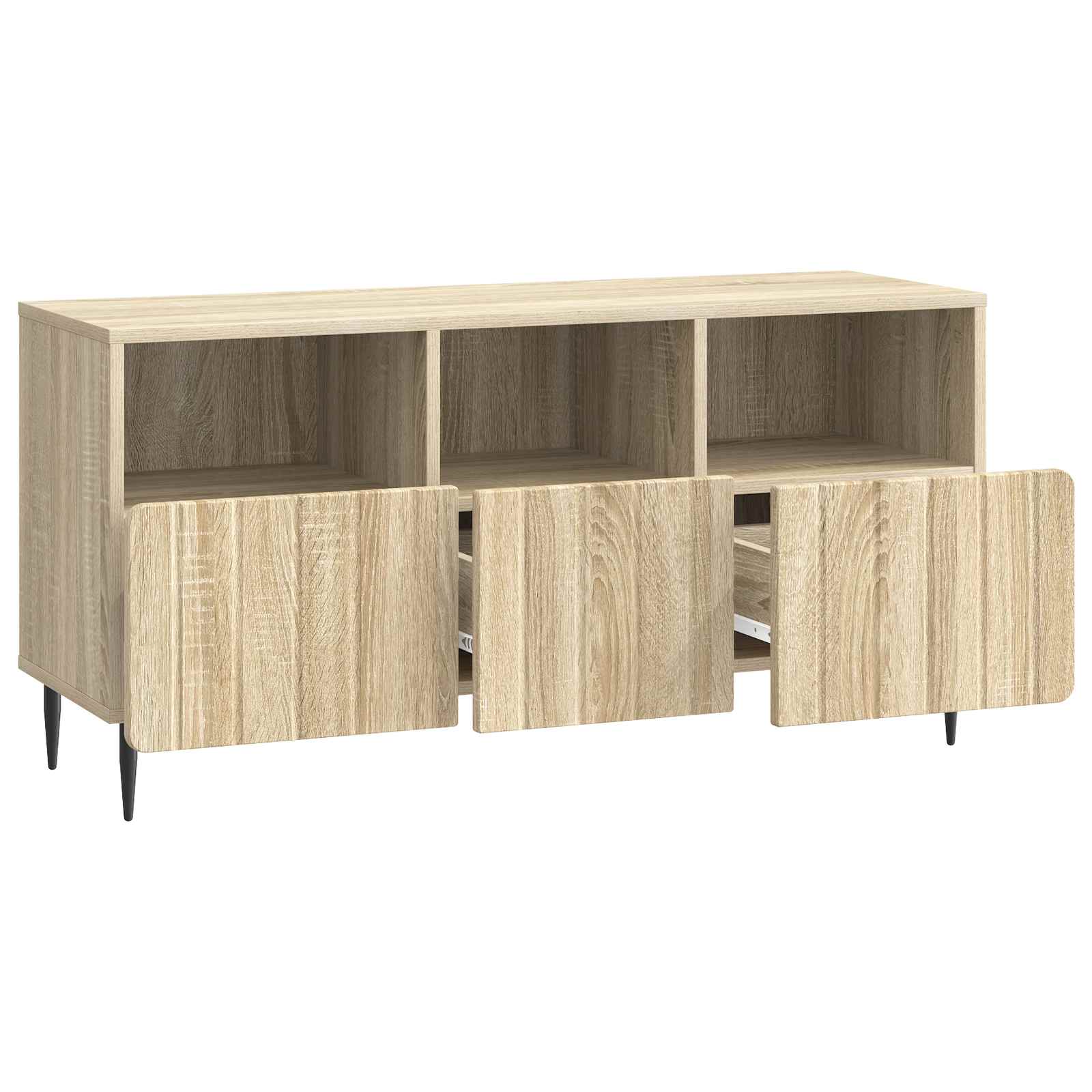 Ντουλάπι TV Sonoma Δρυς 102 x 34,5 x 50 εκ. Επεξεργασμένο Ξύλο - Pakobazaar