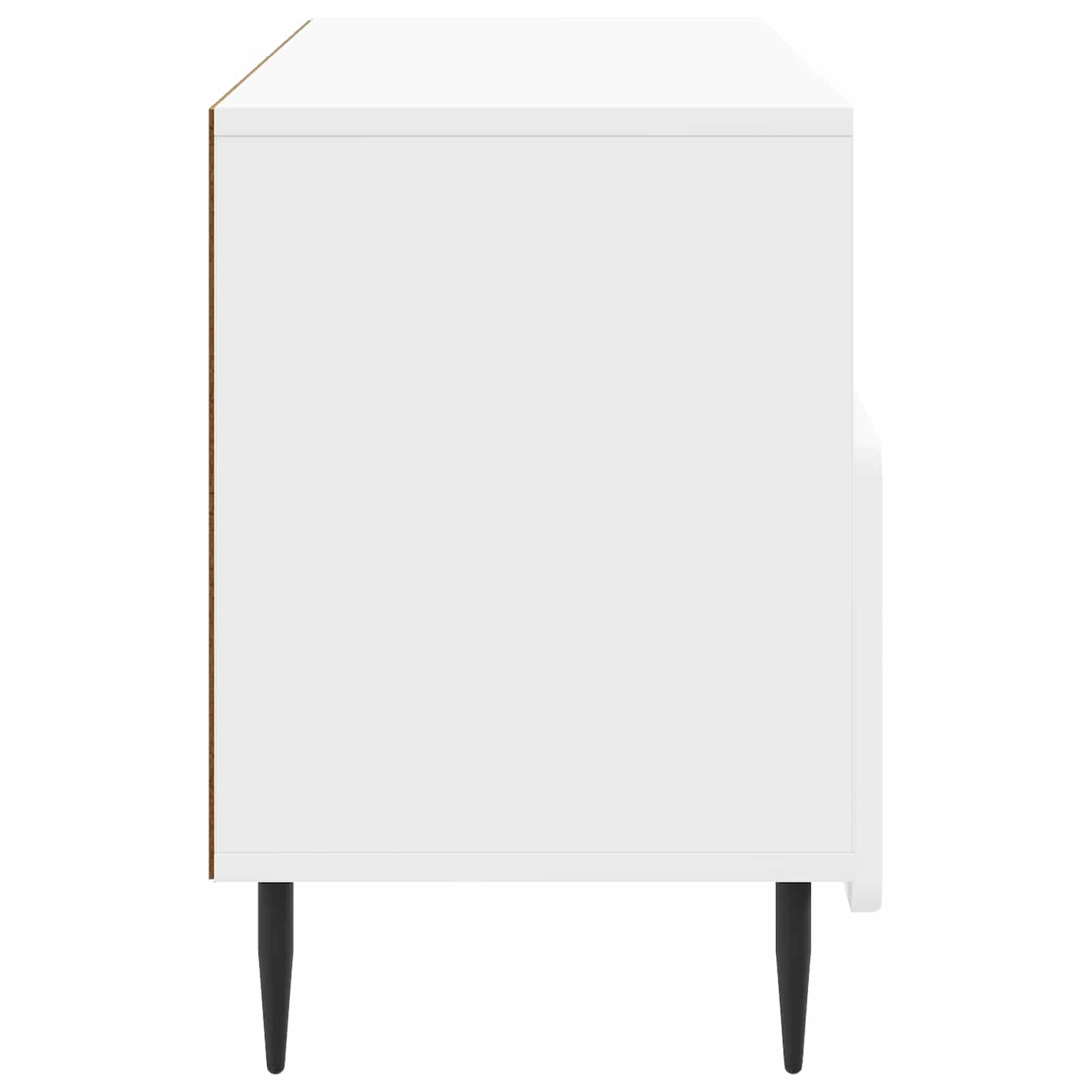 Ντουλάπι TV με συρτάρι Γυαλιστερό Λευκό 102 x 34,5 x 50 εκ. - Pakobazaar