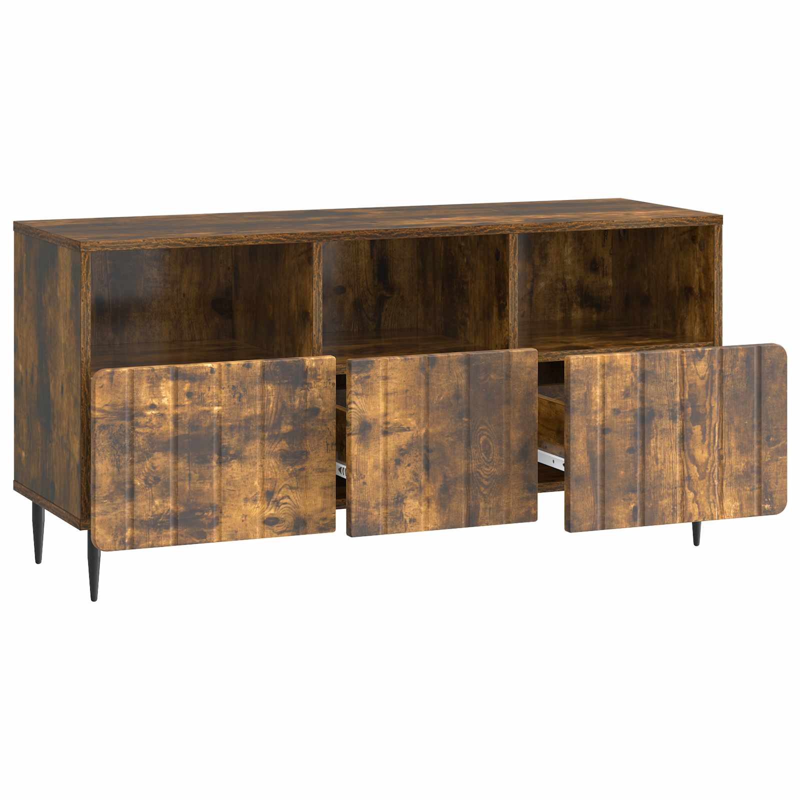 Ντουλάπι TV Καπνισμένο Ξύλο Δρυός 102 x 34,5 x 50 εκ. - Pakobazaar