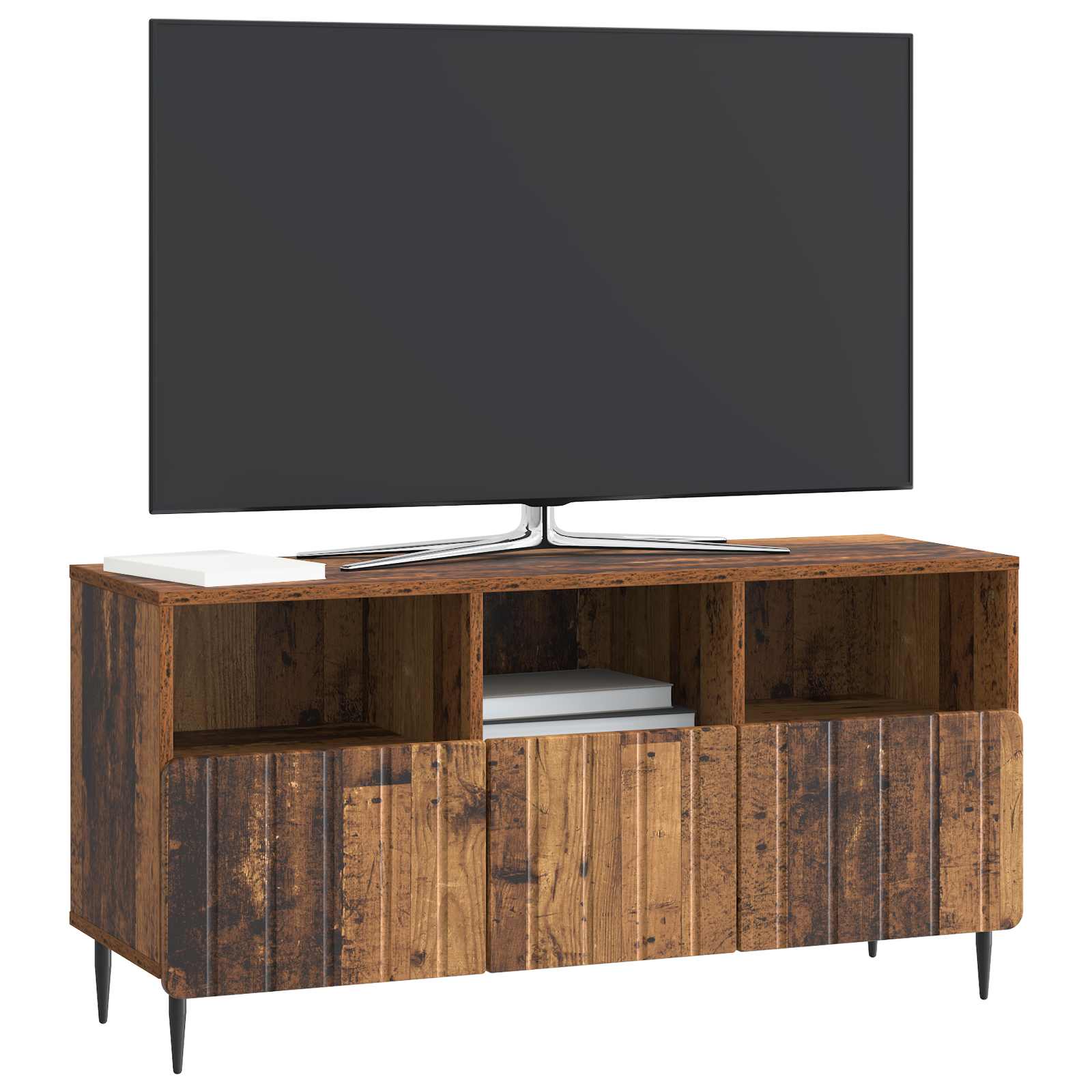 Ντουλάπι TV με συρτάρι Παλαιωμένο ξύλο 102 x 34,5 x 50 εκ. - Pakobazaar