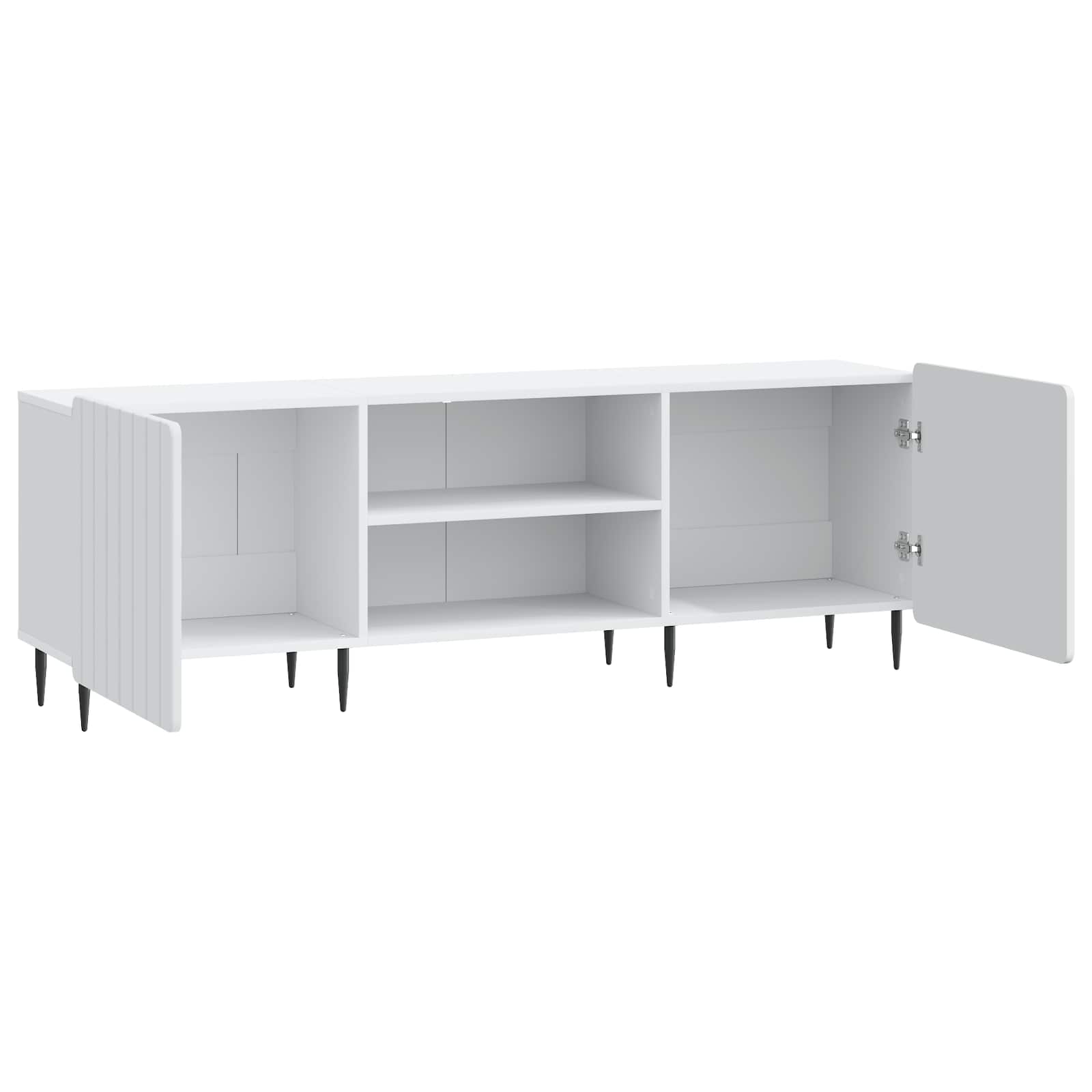 Ντουλάπι TV Λευκό 150 x 31 x 52 εκ. Επεξεργασμένο Ξύλο - Pakobazaar
