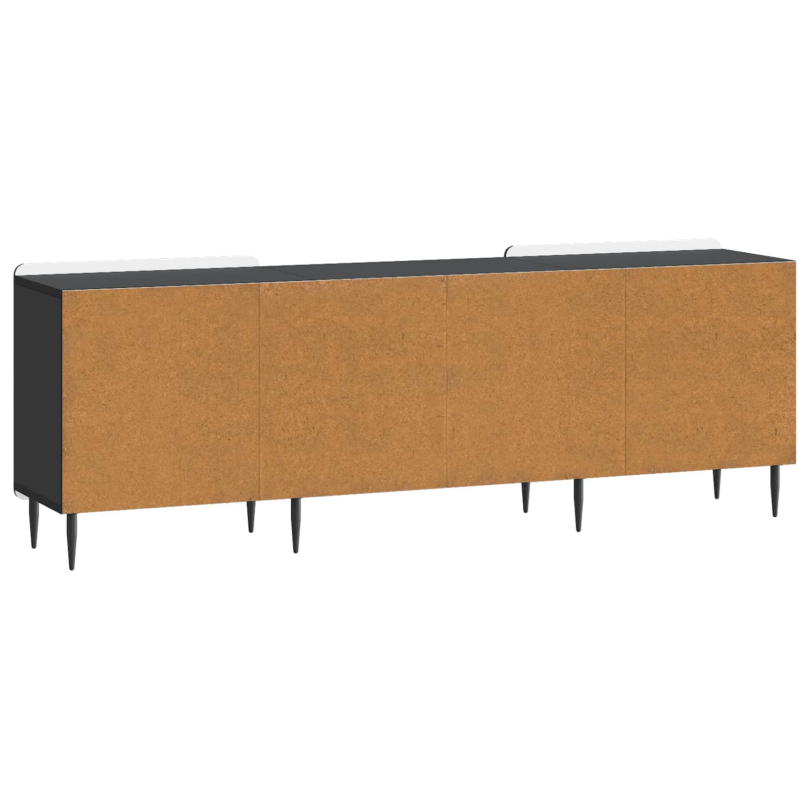 Ντουλάπι TV Μαύρο 150 x 31 x 52 εκ. Επεξεργασμένο Ξύλο - Pakobazaar