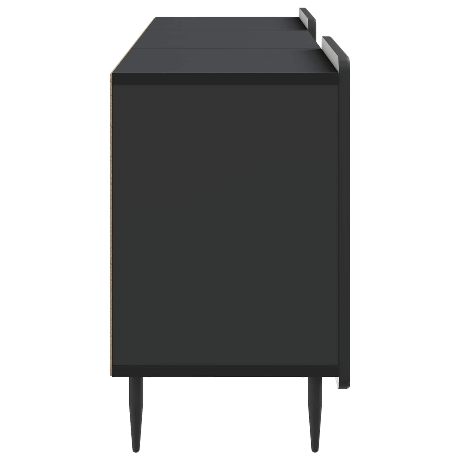 Ντουλάπι TV Μαύρο 150 x 31 x 52 εκ. Επεξεργασμένο Ξύλο - Pakobazaar