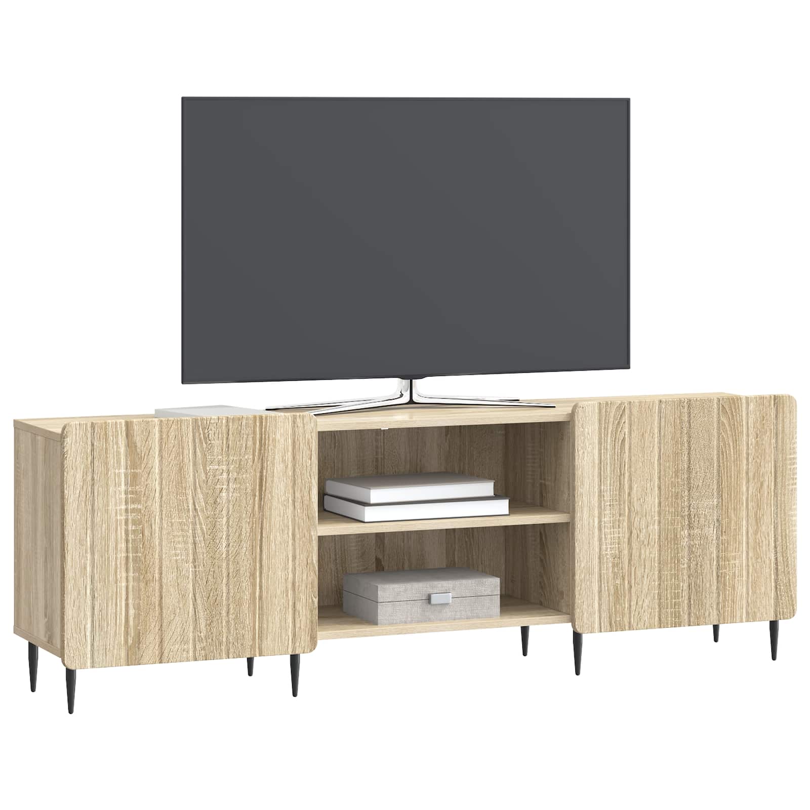 Ντουλάπι TV Sonoma Δρυς 150 x 31 x 52 εκ. Επεξεργασμένο Ξύλο - Pakobazaar