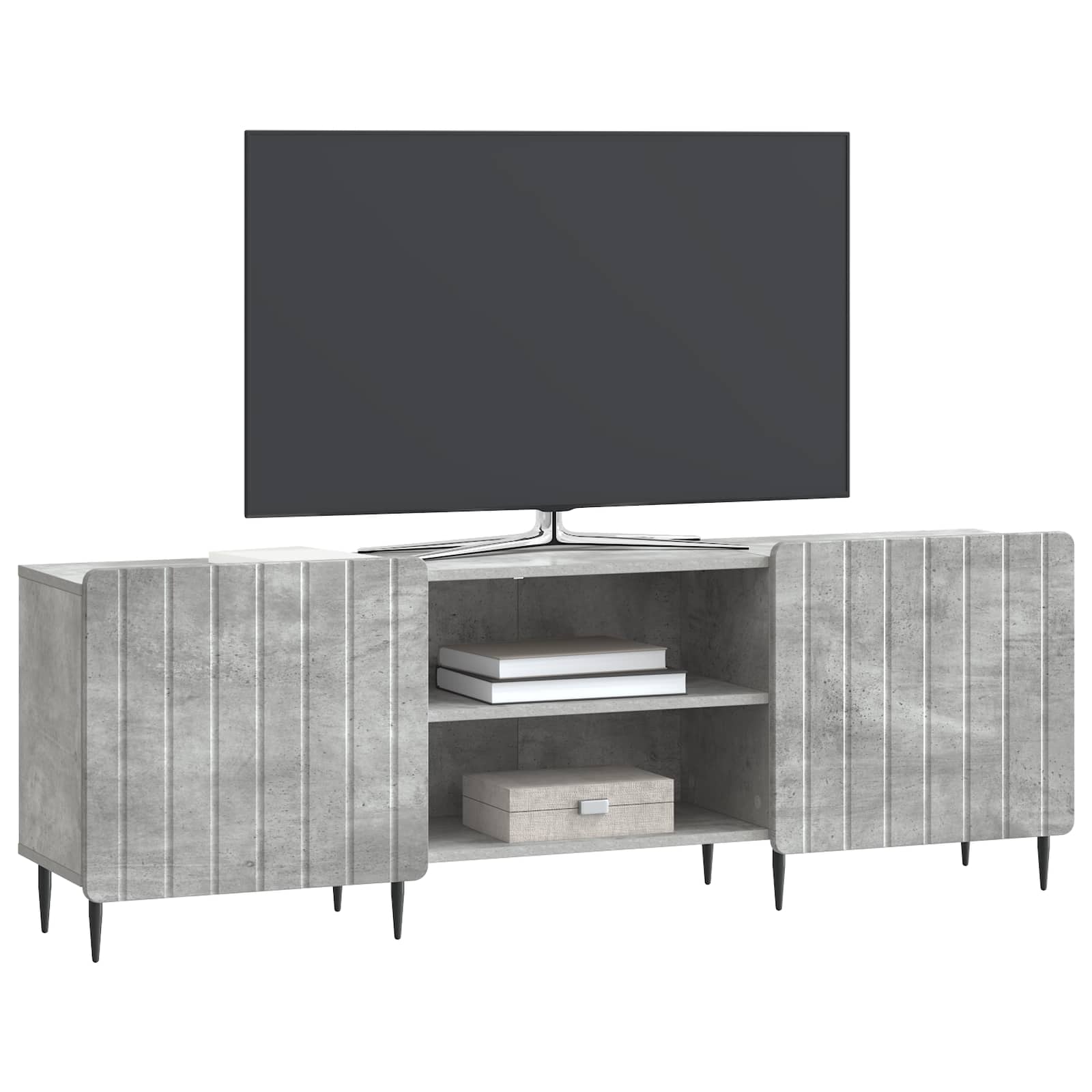 Ντουλάπι TV Γκρι Σκυροδέματος 150 x 31 x 52 εκ. - Pakobazaar