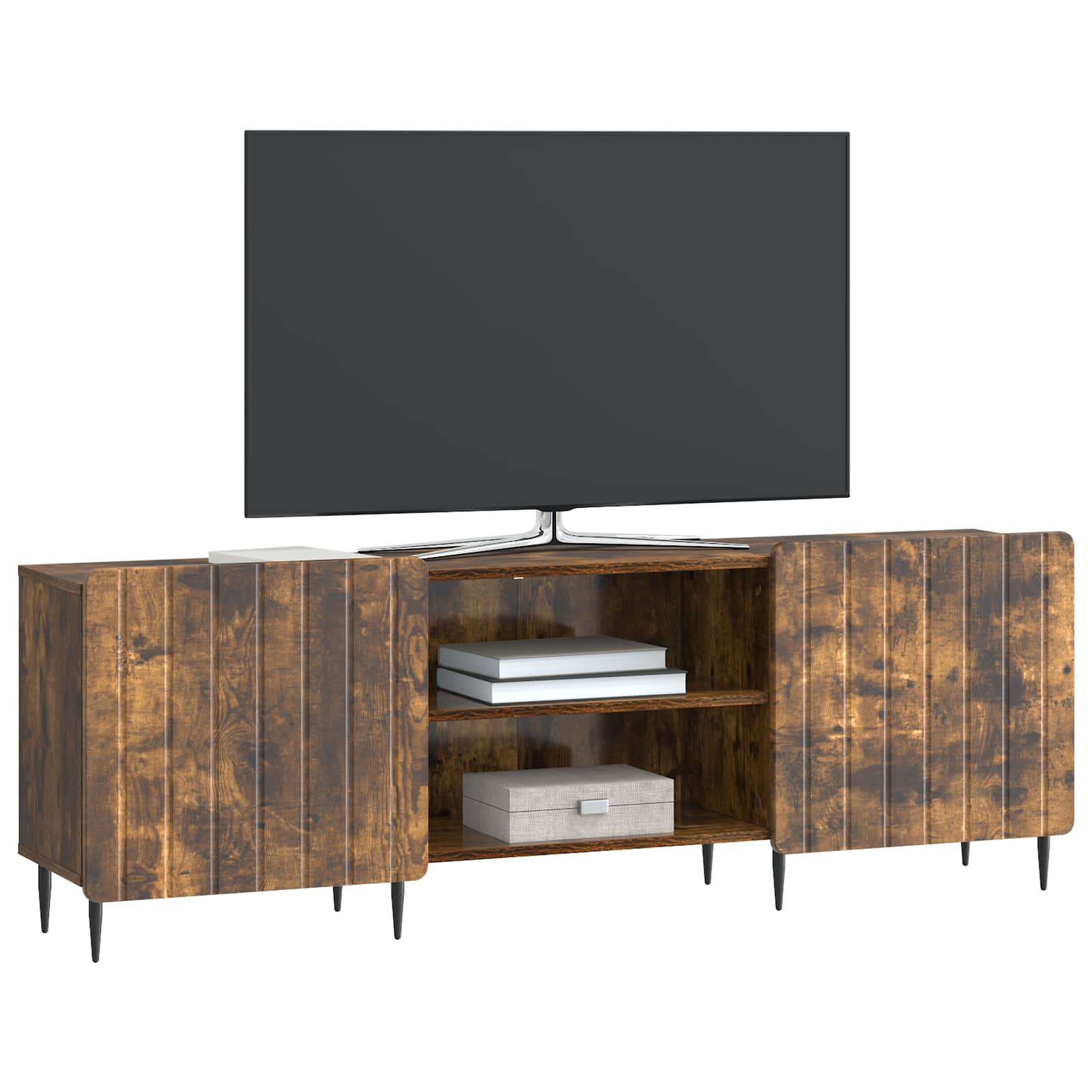 Ντουλάπι TV Καπνισμένο Ξύλο Δρυός 150 x 31 x 52 εκ. - Pakobazaar