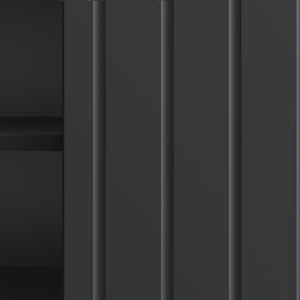 Ντουλάπι TV Μαύρο 102 x 34,5 x 52 εκ Επεξεργασμένο Ξύλο - Pakobazaar