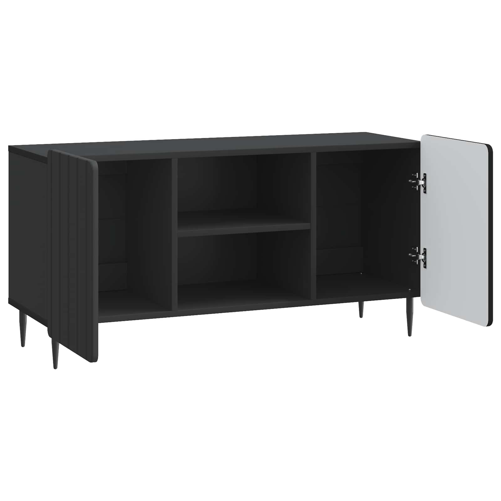 Ντουλάπι TV Μαύρο 102 x 34,5 x 52 εκ Επεξεργασμένο Ξύλο - Pakobazaar