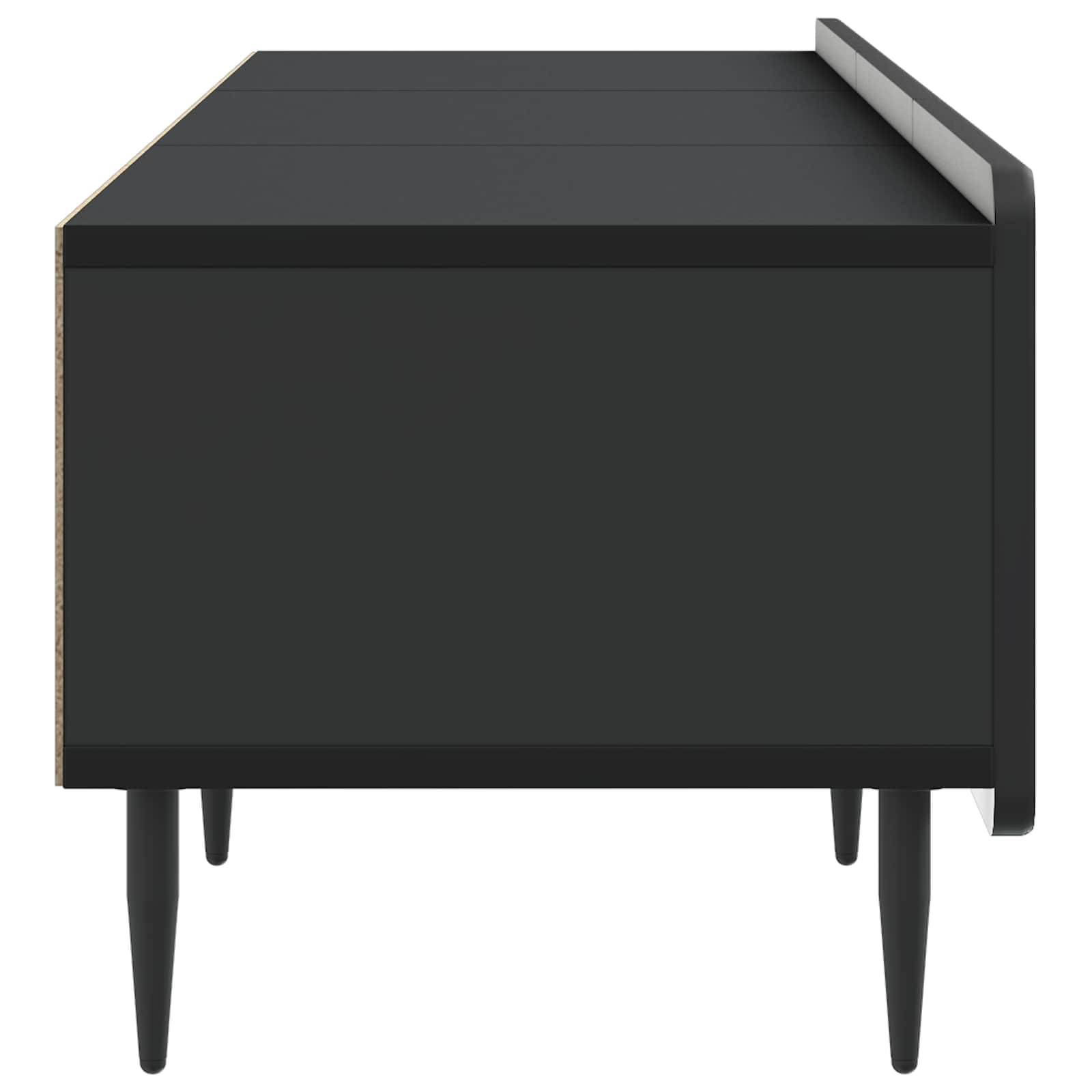 Ντουλάπι TV Μαύρο 147 x 34,5 x 32 εκ Επεξεργασμένο Ξύλο - Pakobazaar