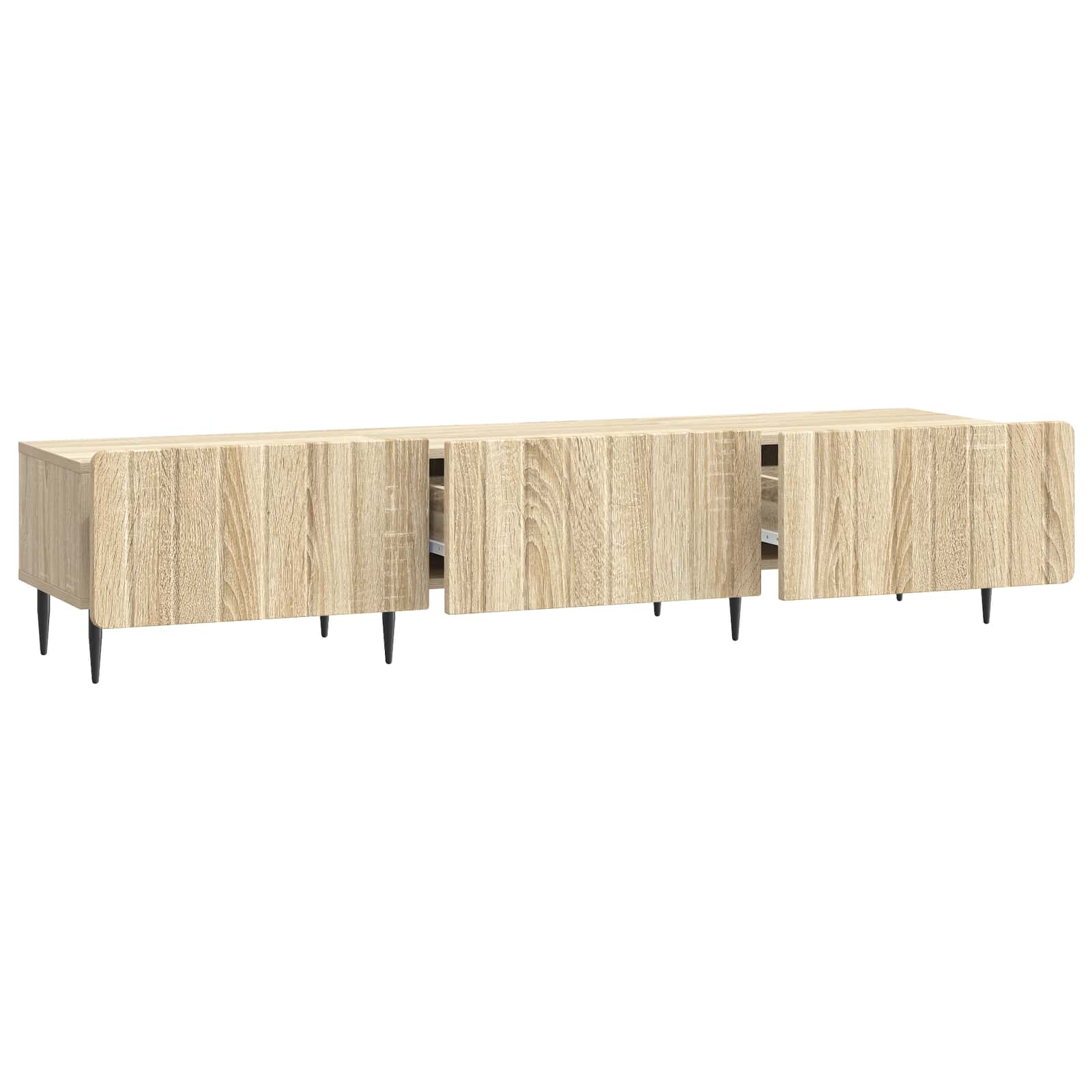 Ντουλάπι TV Sonoma Δρυς 147 x 34,5 x 32 εκ Επεξεργασμένο Ξύλο - Pakobazaar