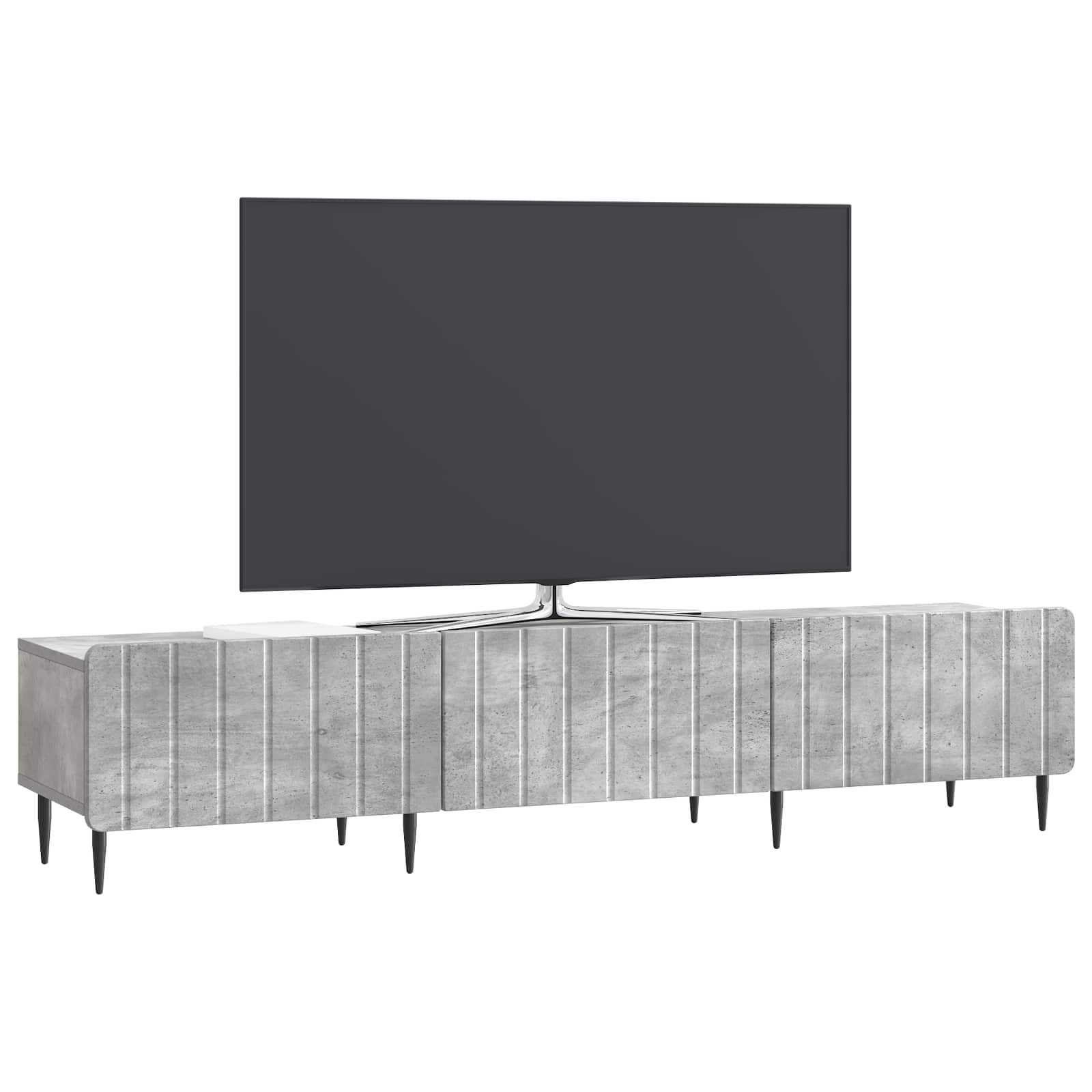 Ντουλάπι TV με συρτάρι Γκρι Σκυροδέματος 147 x 34,5 x 32 εκ - Pakobazaar