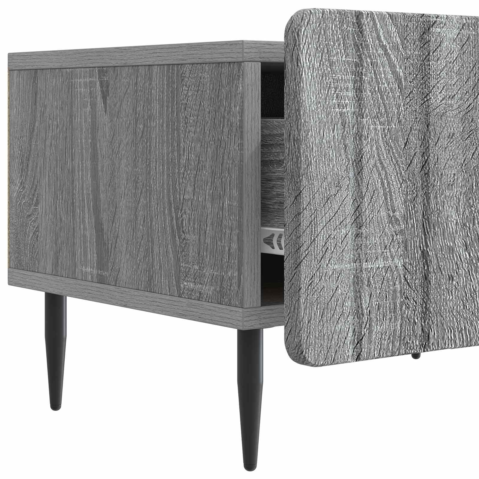 Ντουλάπι TV Γκρι Sonoma 147 x 34,5 x 32 εκ Επεξεργασμένο Ξύλο - Pakobazaar