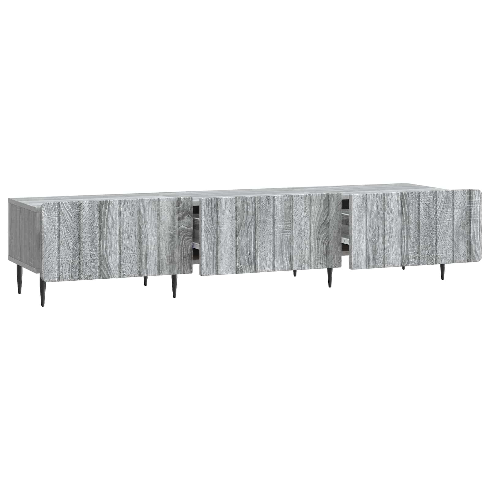 Ντουλάπι TV Γκρι Sonoma 147 x 34,5 x 32 εκ Επεξεργασμένο Ξύλο - Pakobazaar