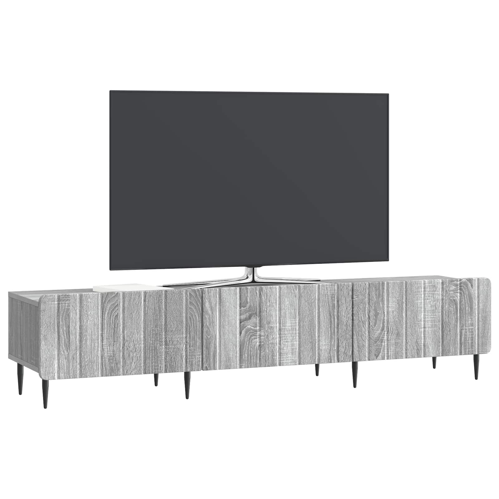 Ντουλάπι TV Γκρι Sonoma 147 x 34,5 x 32 εκ Επεξεργασμένο Ξύλο - Pakobazaar