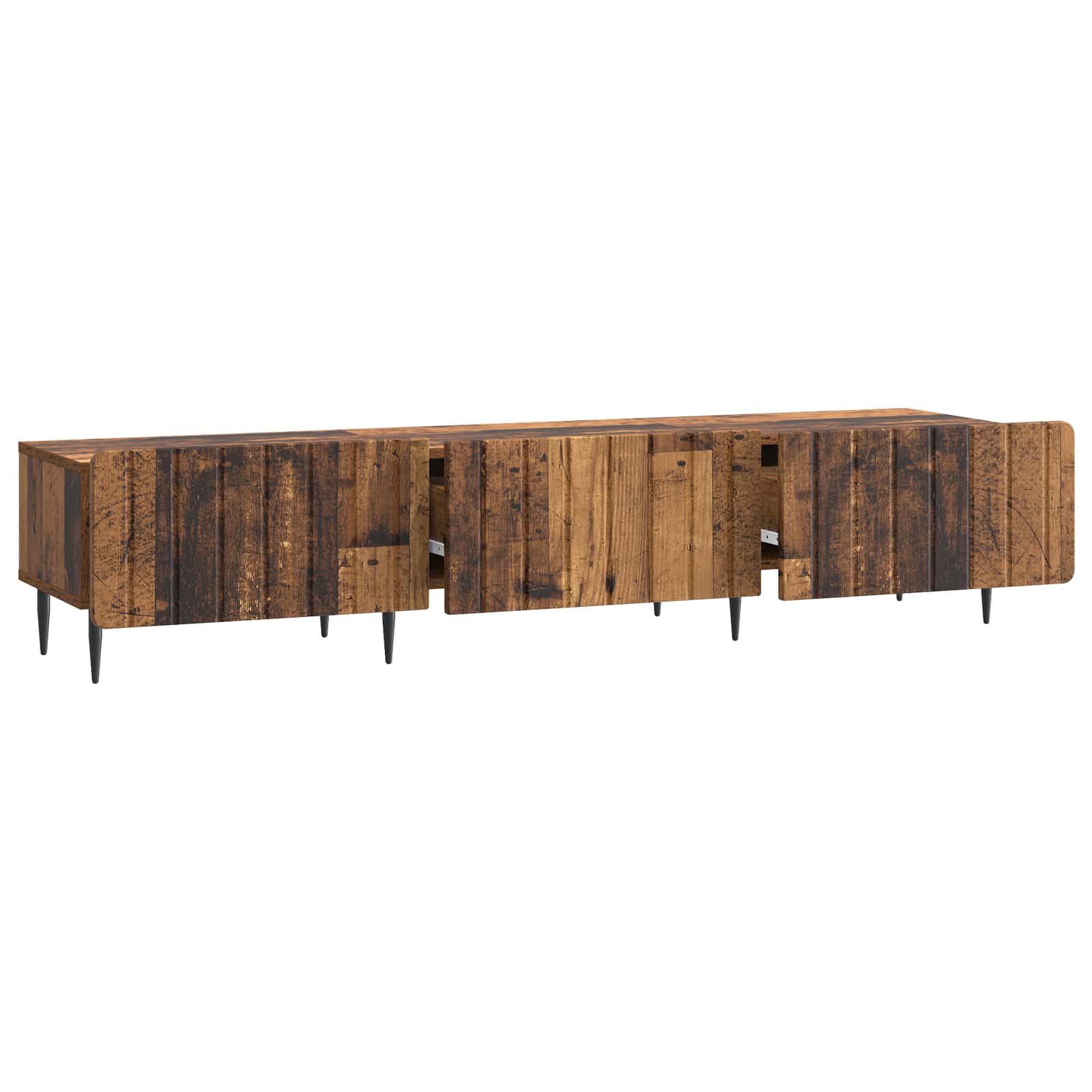 Ντουλάπι TV με συρτάρι Παλαιωμένο ξύλο 147 x 34,5 x 32 εκ - Pakobazaar