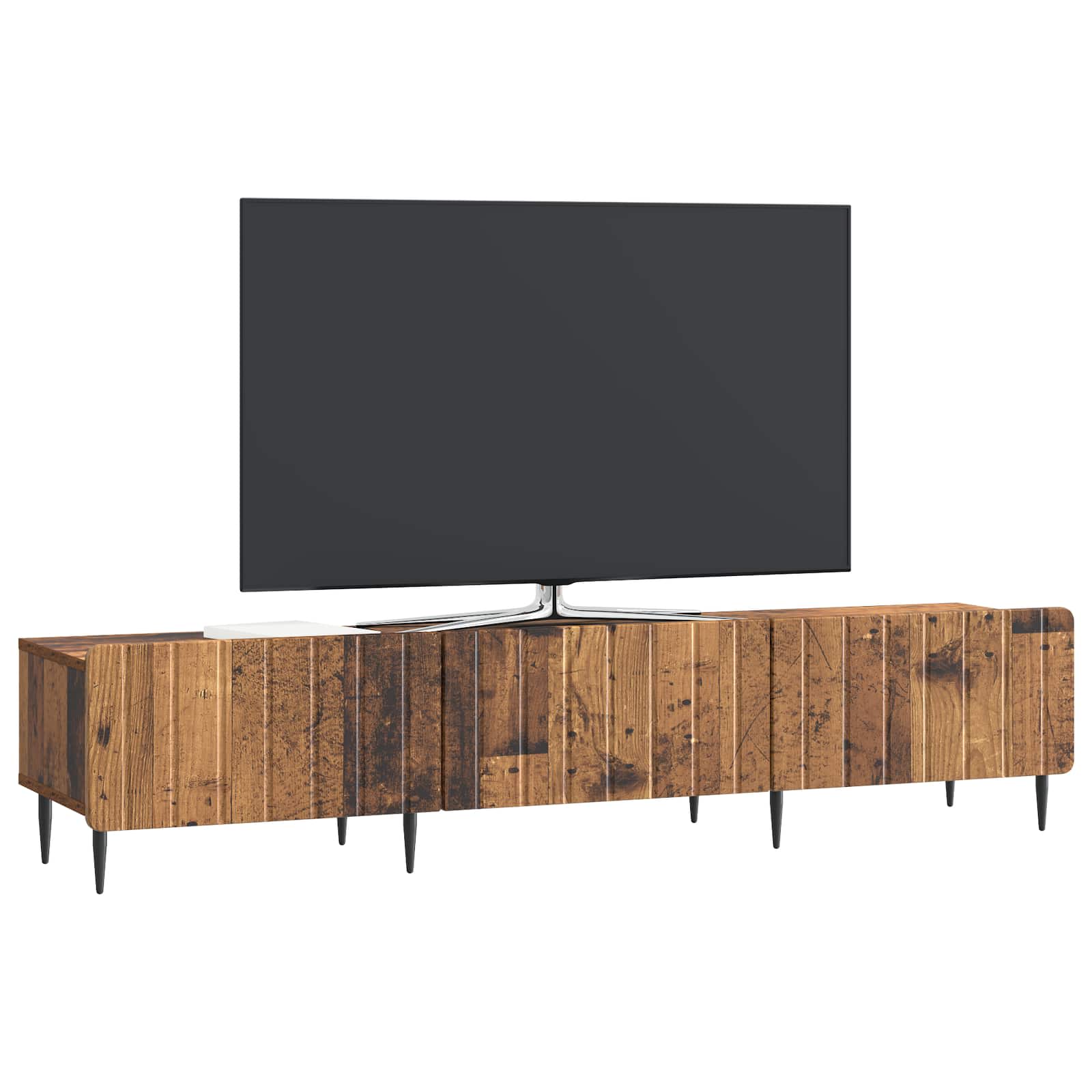 Ντουλάπι TV με συρτάρι Παλαιωμένο ξύλο 147 x 34,5 x 32 εκ - Pakobazaar