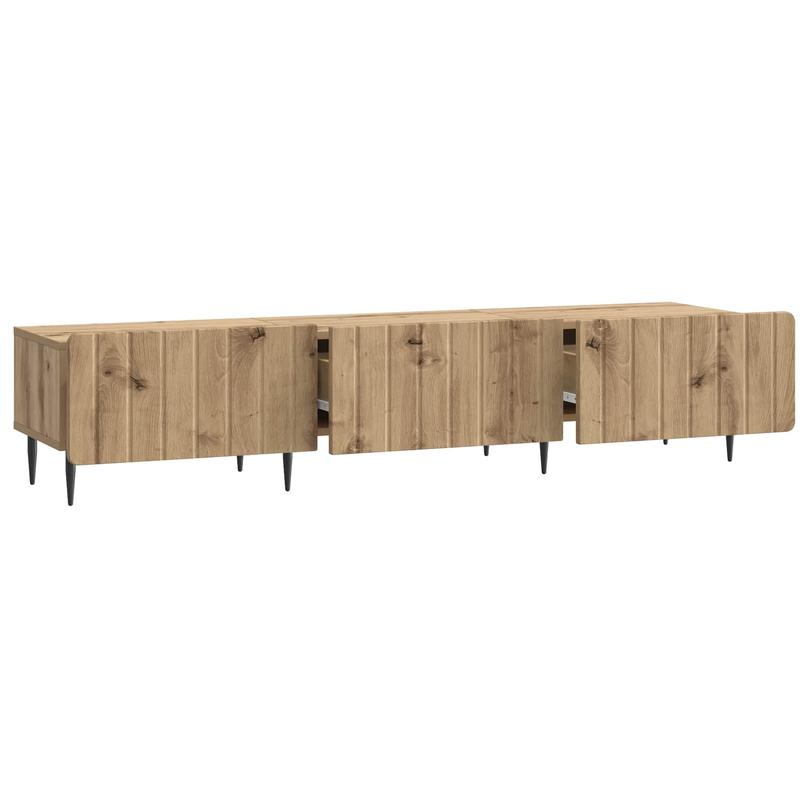 Ντουλάπι TV Artisan Δρυς 147 x 34,5 x 32 εκ Επεξεργασμένο Ξύλο - Pakobazaar