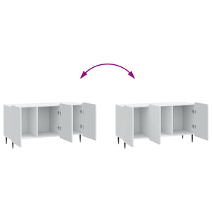 Ντουλάπι TV Λευκό 99 x 34,5 x 52 cm Επεξεργασμένο Ξύλο - Pakobazaar