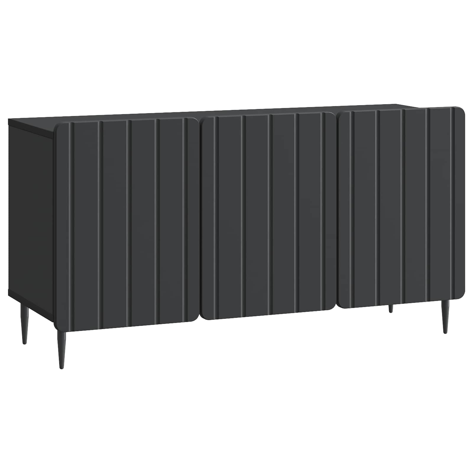 Ντουλάπι TV Μαύρο 99 x 34,5 x 52 cm Επεξεργασμένο Ξύλο - Pakobazaar